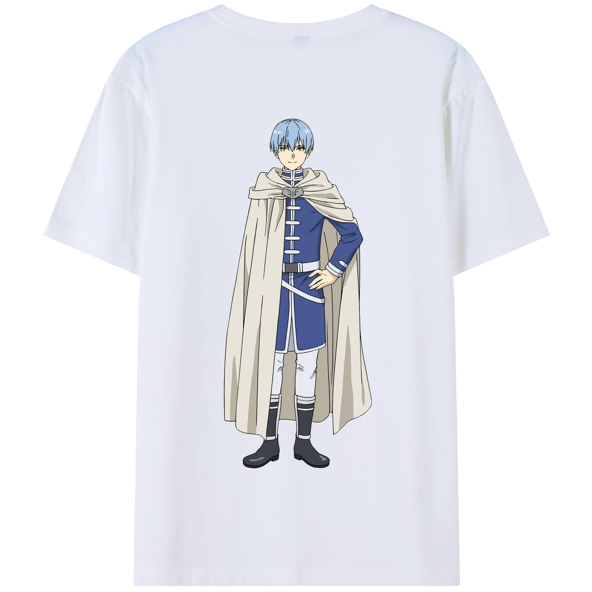 （画像用） 葬送のフリーレン Frieren 綿100％半袖Tシャツ（背面プリント）