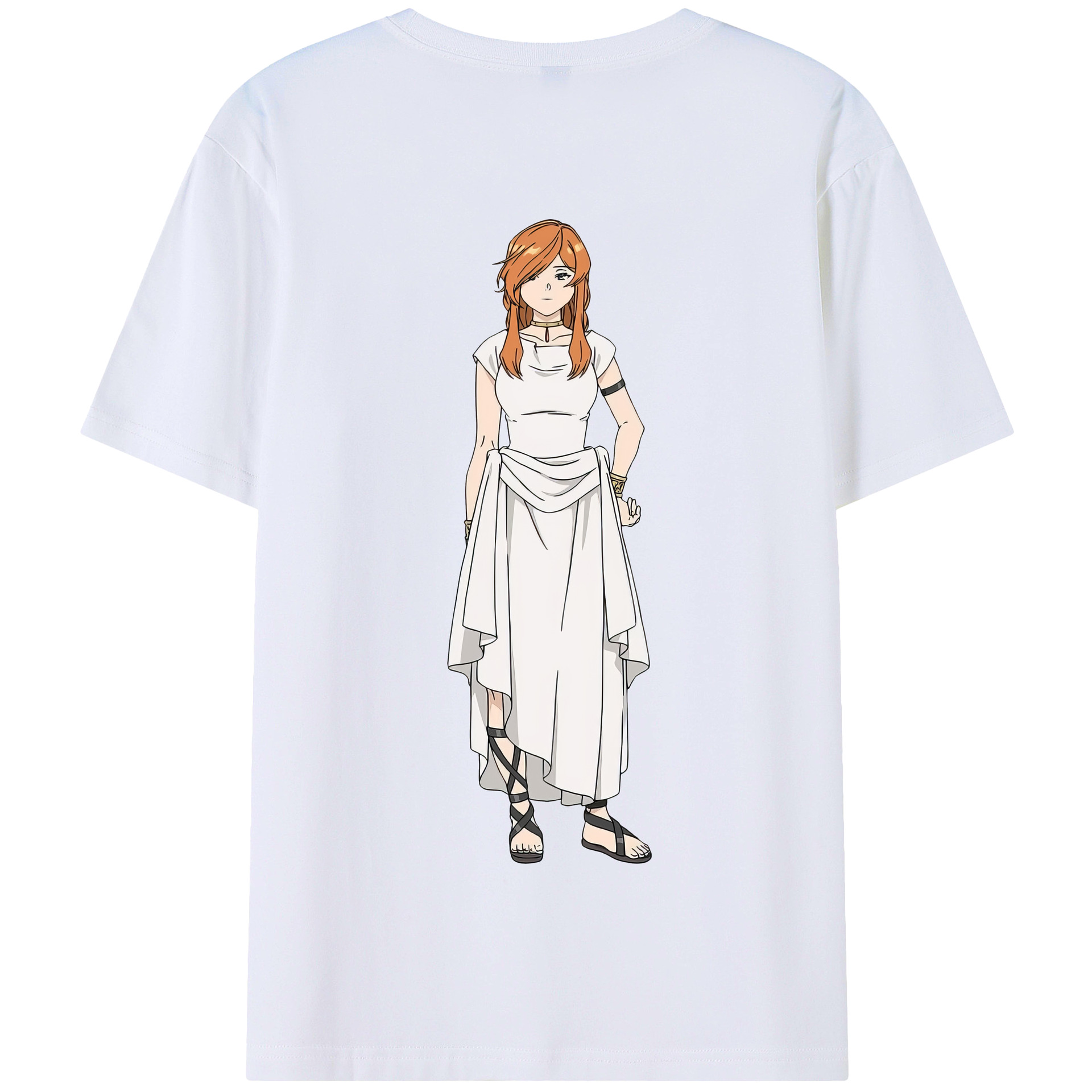 （画像用） 葬送のフリーレン Frieren 綿100％半袖Tシャツ（背面プリント）