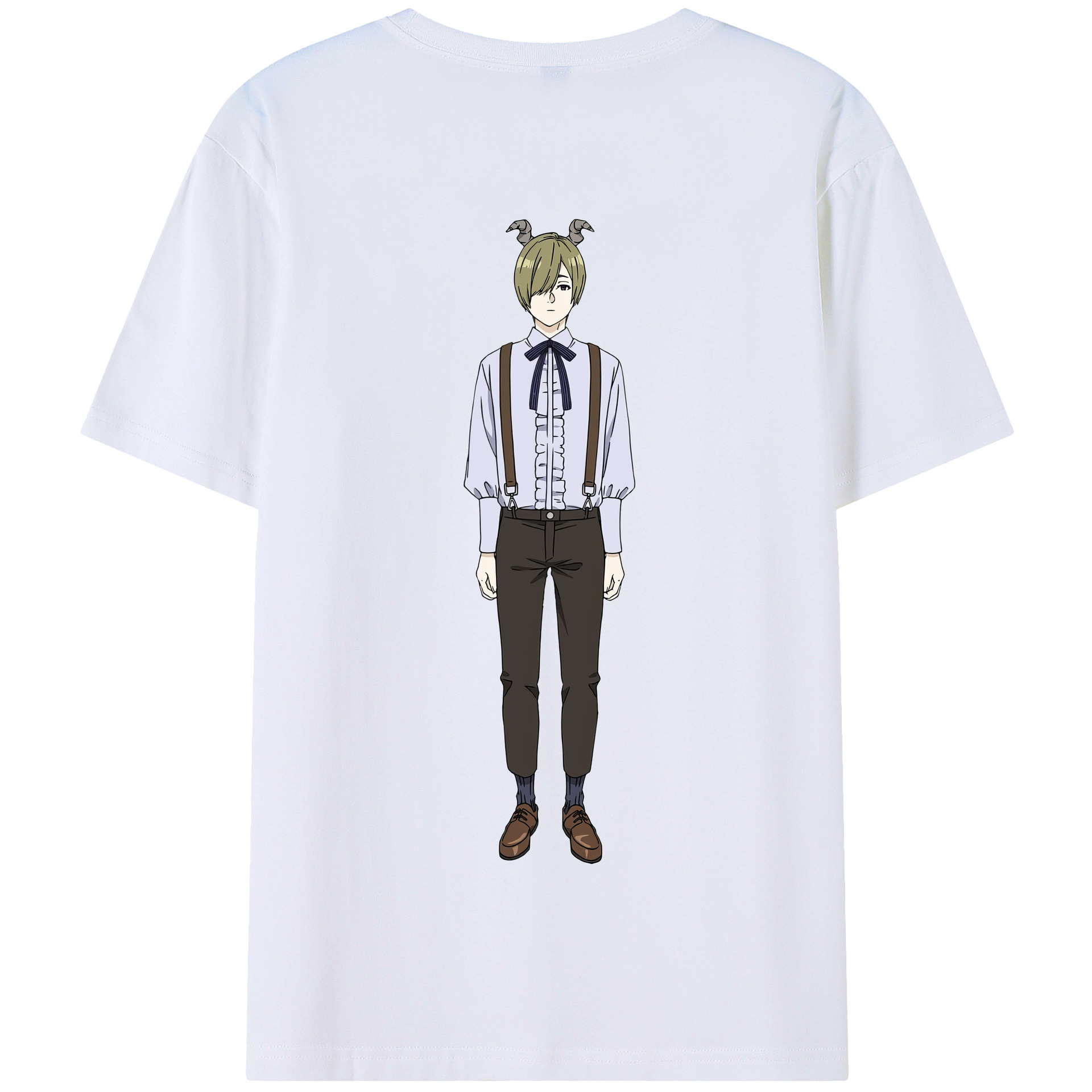 （画像用） 葬送のフリーレン Frieren 綿100％半袖Tシャツ（背面プリント）