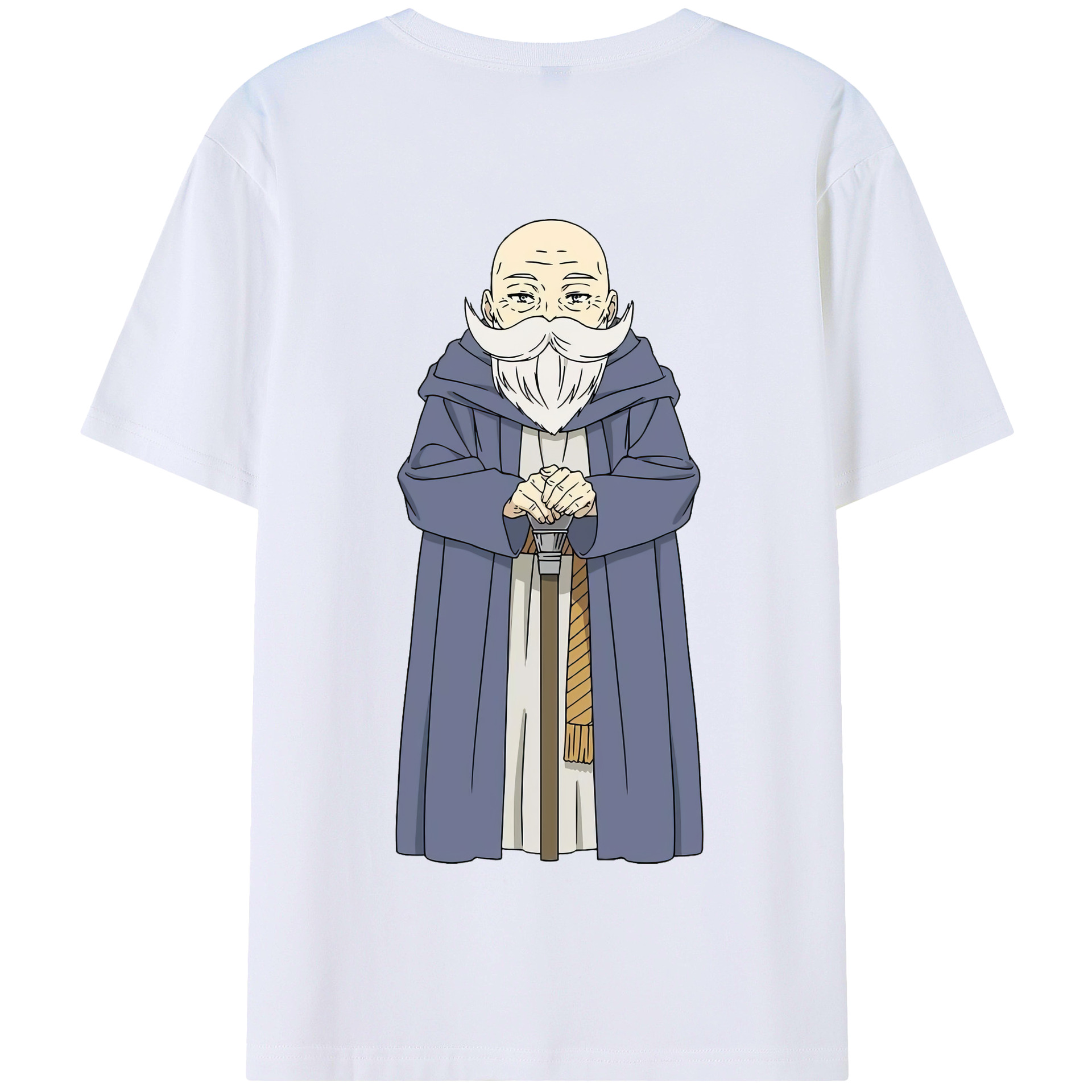 （画像用） 葬送のフリーレン Frieren 綿100％半袖Tシャツ（背面プリント）
