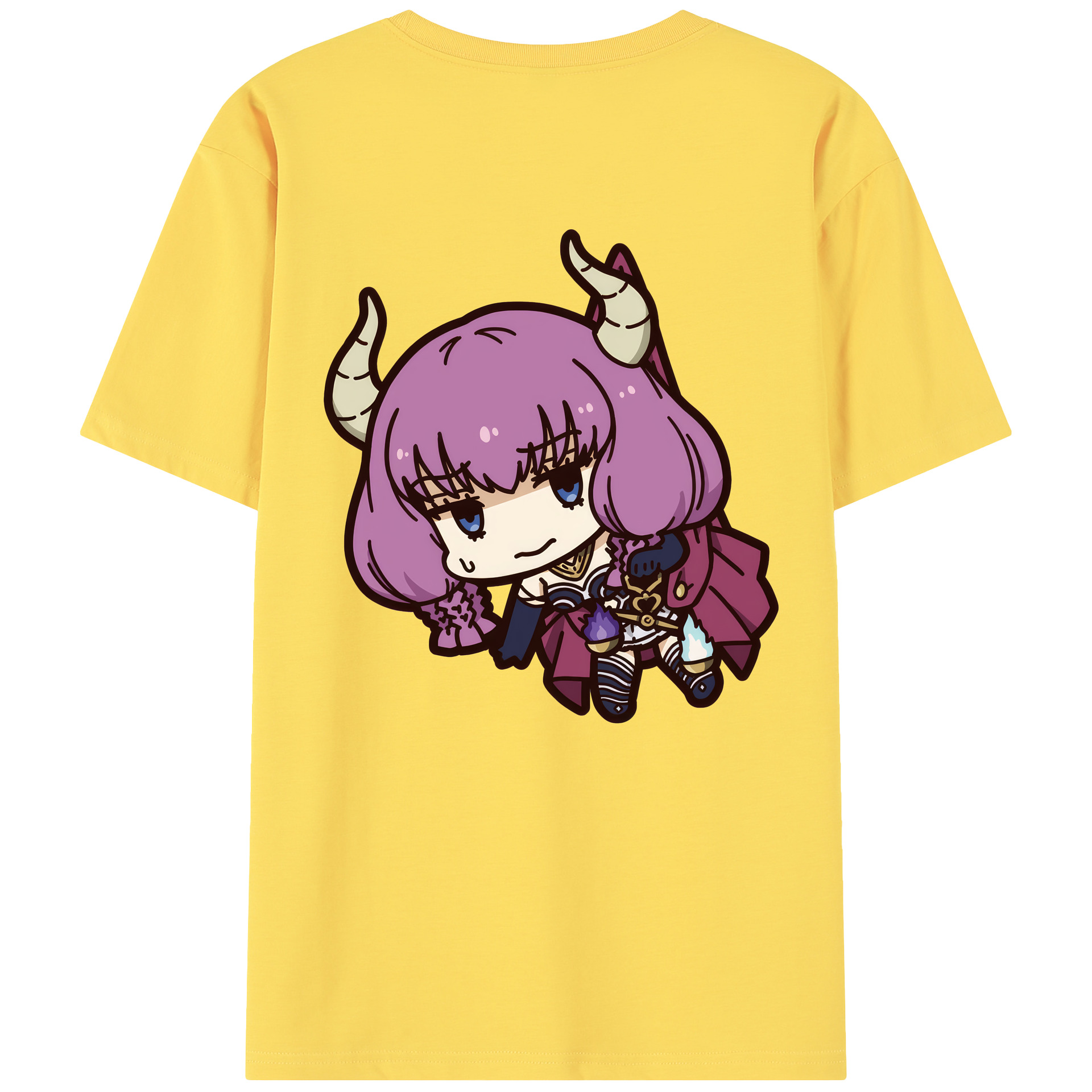 （画像用） 葬送のフリーレン Frieren 綿100％半袖Tシャツ（背面プリント）