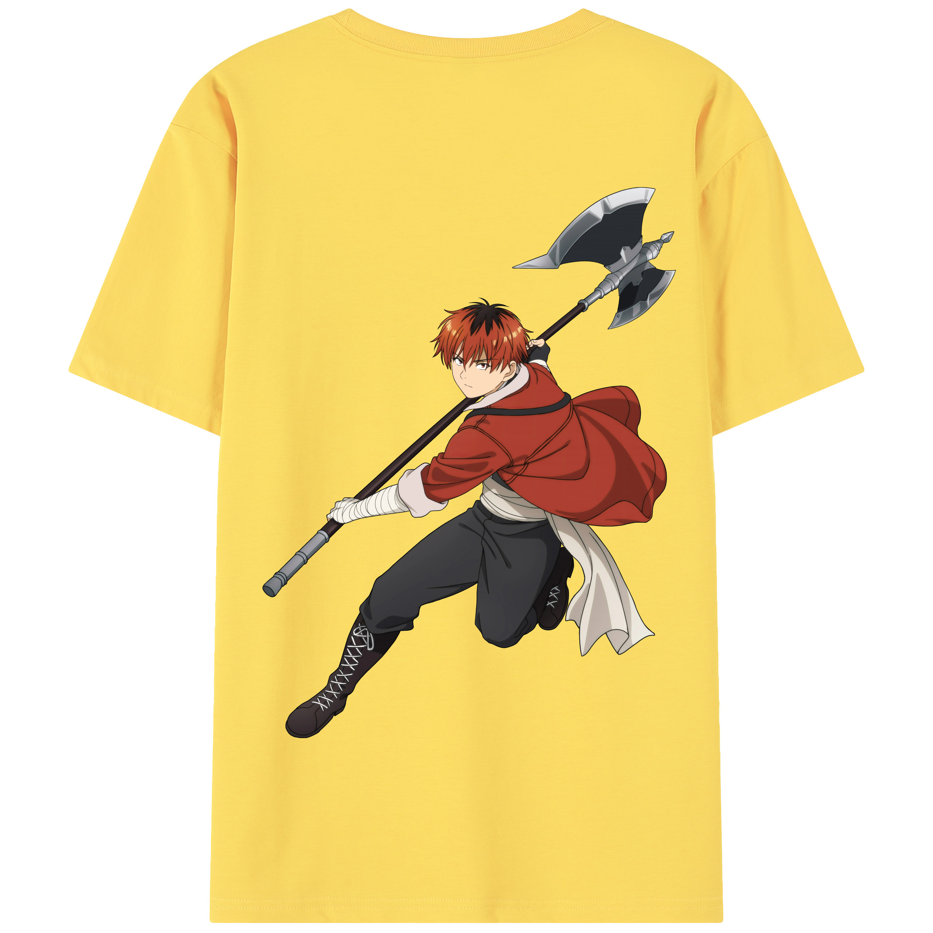 （画像用） 葬送のフリーレン Frieren 綿100％半袖Tシャツ（背面プリント）