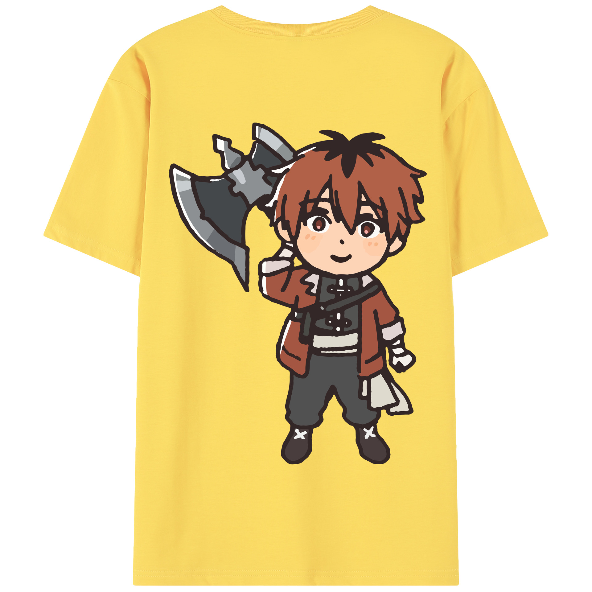 （画像用） 葬送のフリーレン Frieren 綿100％半袖Tシャツ（背面プリント）