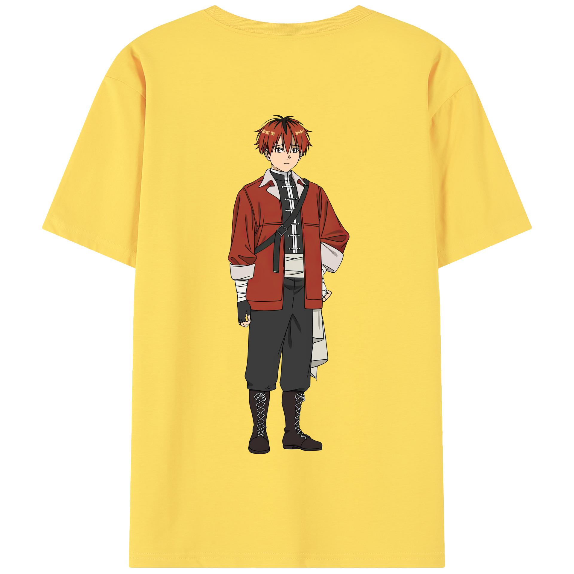 （画像用） 葬送のフリーレン Frieren 綿100％半袖Tシャツ（背面プリント）