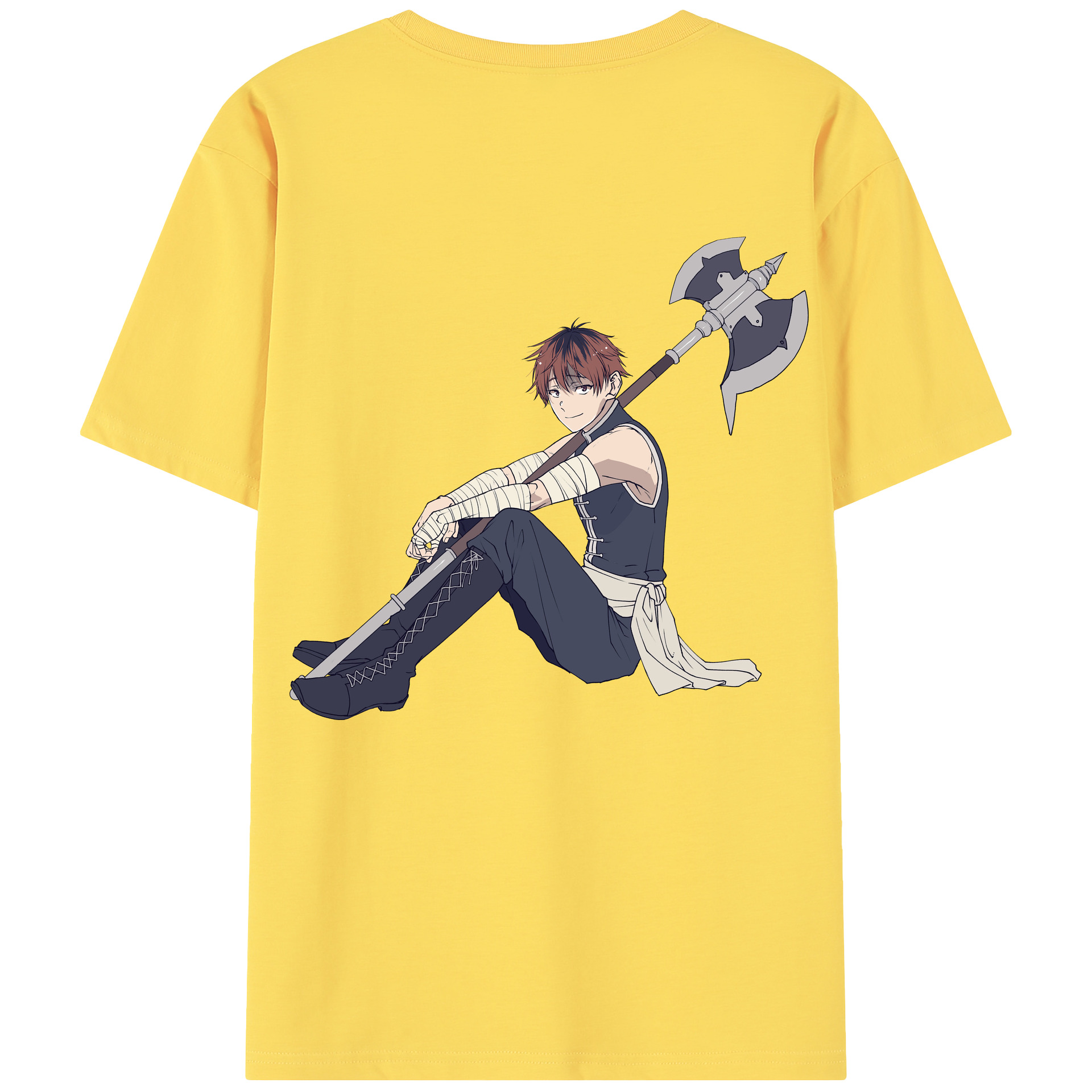 （画像用） 葬送のフリーレン Frieren 綿100％半袖Tシャツ（背面プリント）