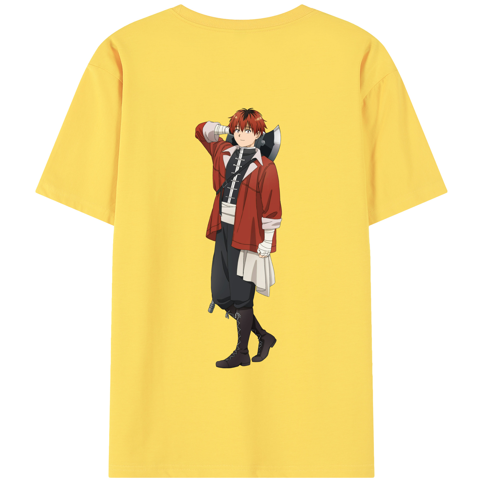 （画像用） 葬送のフリーレン Frieren 綿100％半袖Tシャツ（背面プリント）