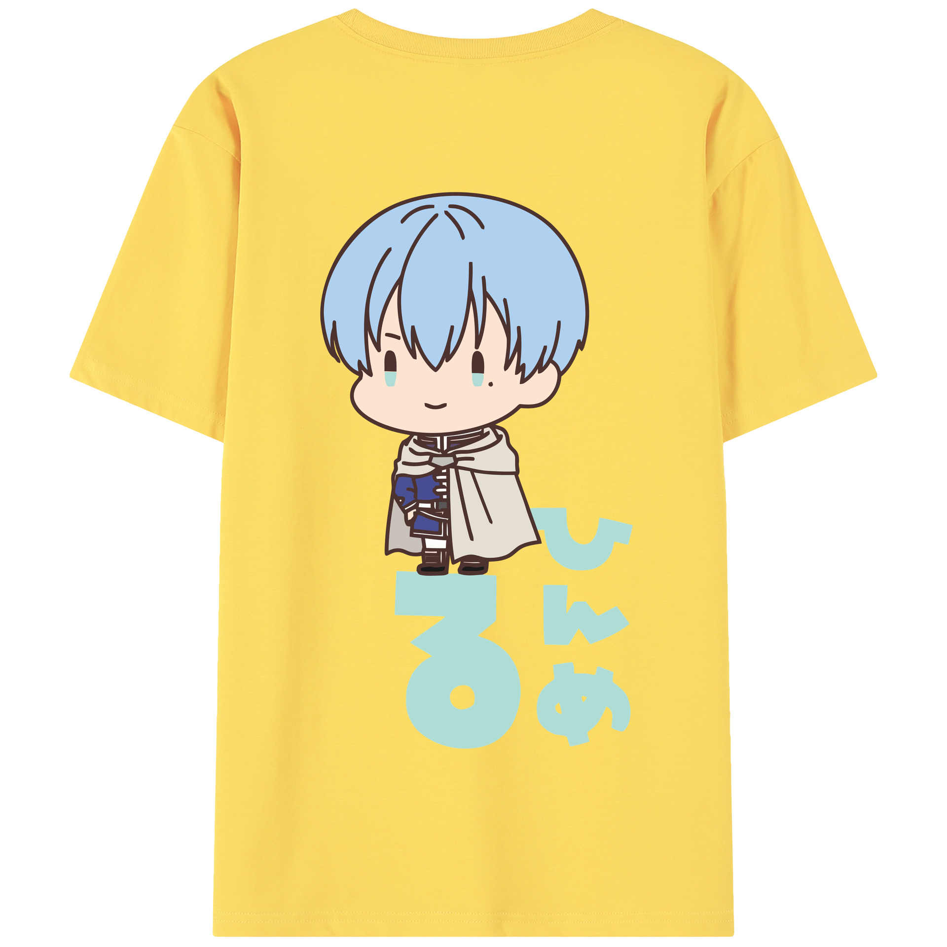 （画像用） 葬送のフリーレン Frieren 綿100％半袖Tシャツ（背面プリント）