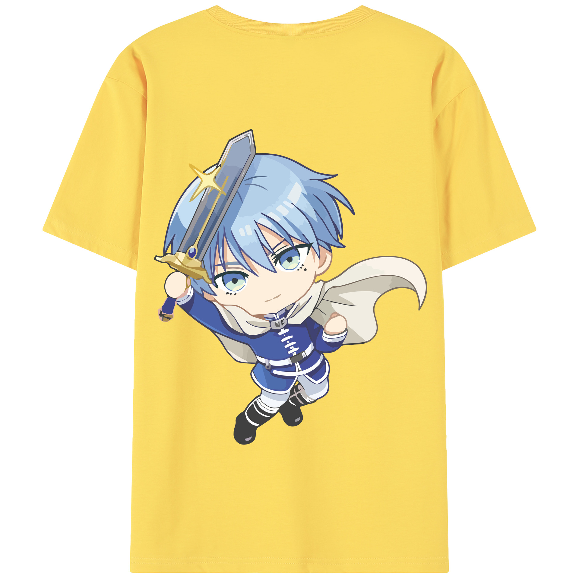 （画像用） 葬送のフリーレン Frieren 綿100％半袖Tシャツ（背面プリント）