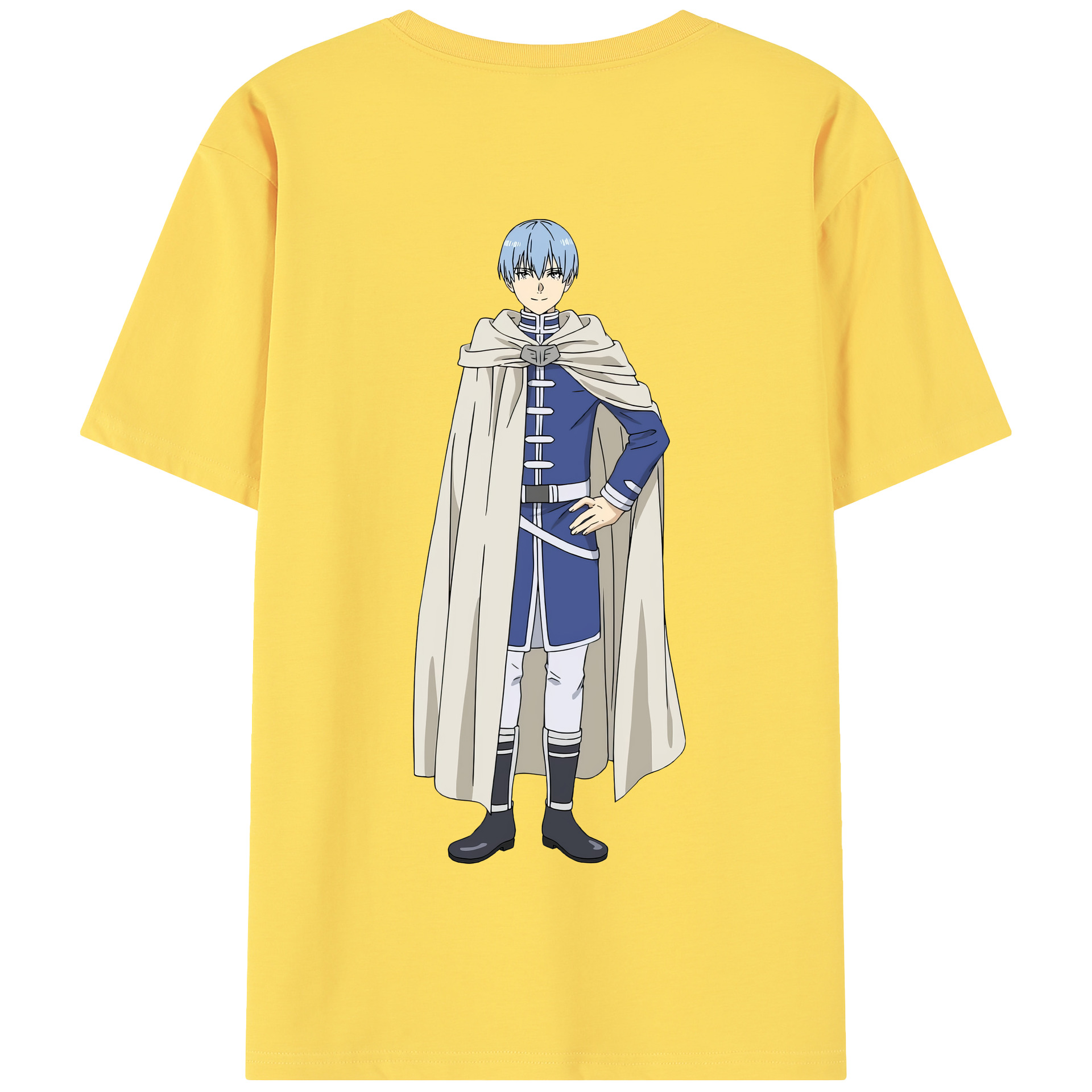 （画像用） 葬送のフリーレン Frieren 綿100％半袖Tシャツ（背面プリント）