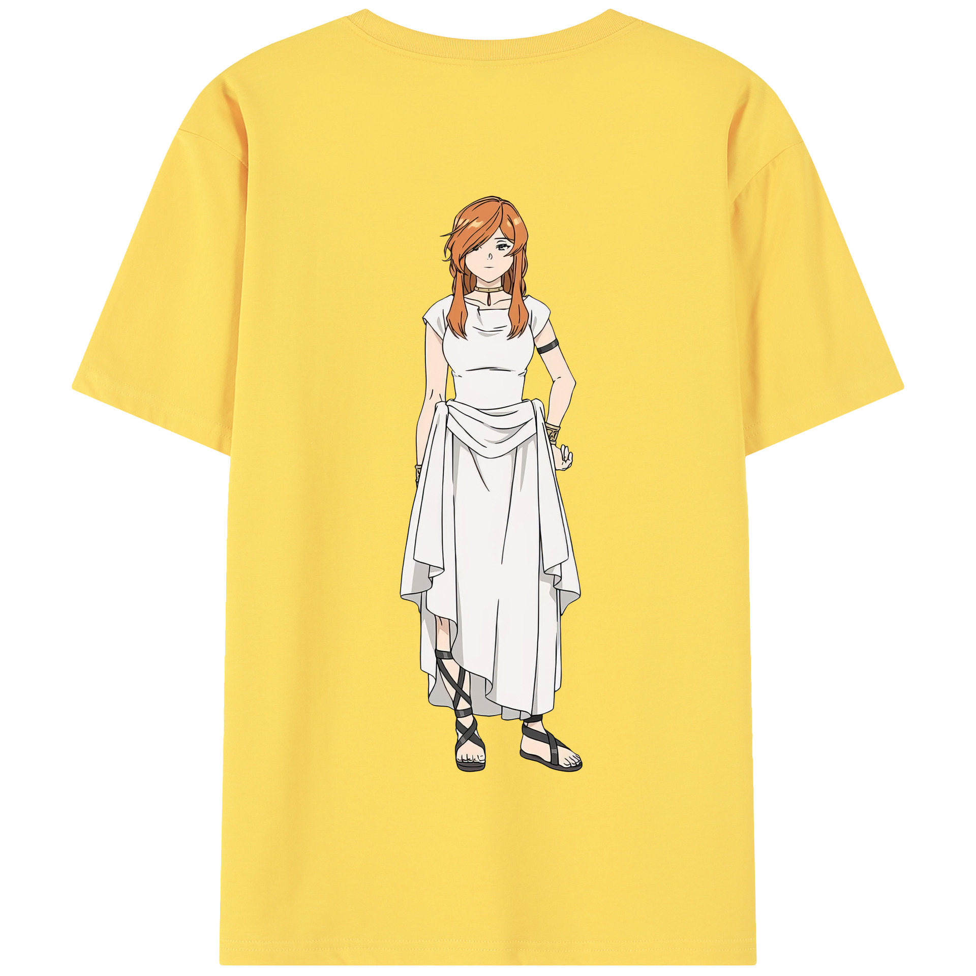 （画像用） 葬送のフリーレン Frieren 綿100％半袖Tシャツ（背面プリント）
