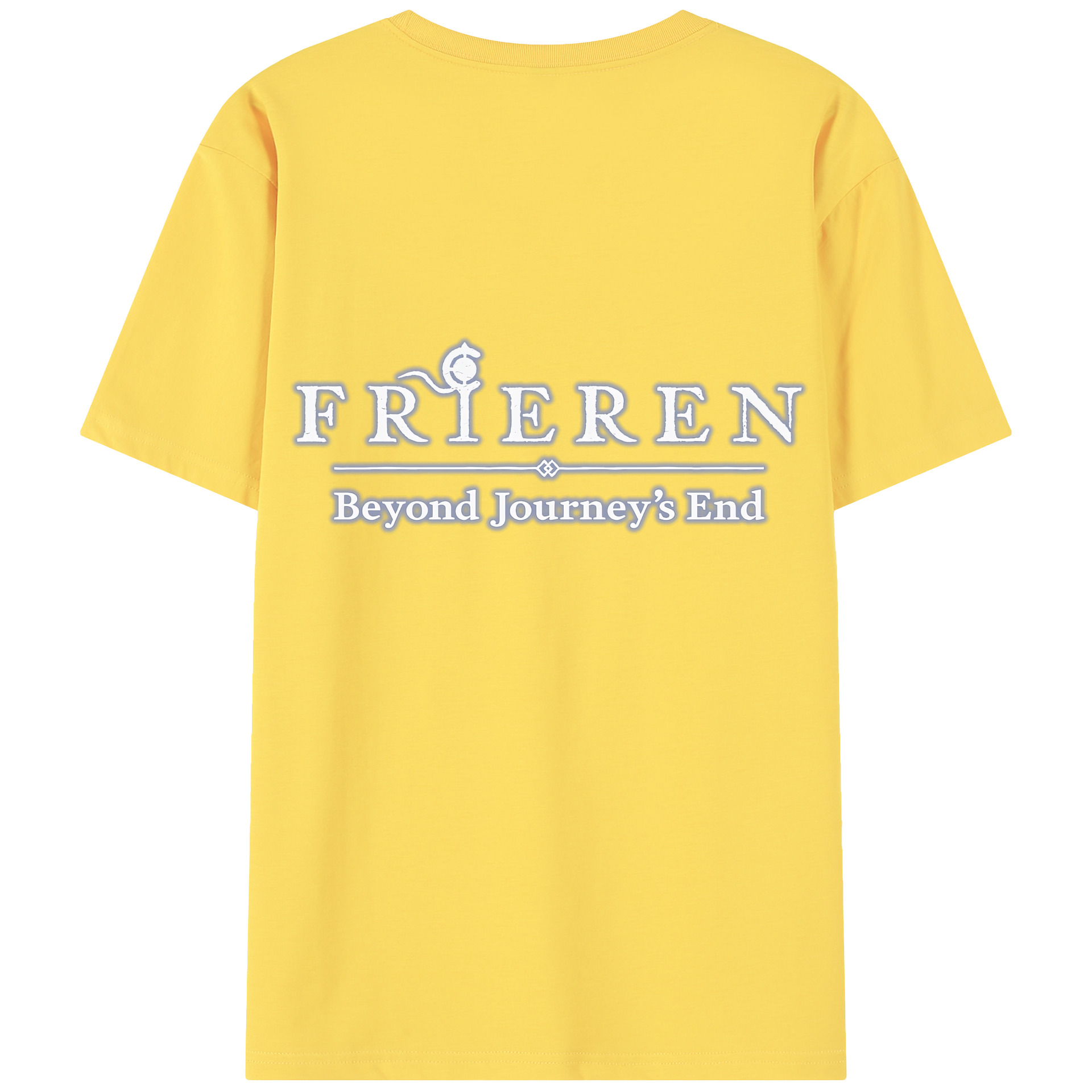 （画像用） 葬送のフリーレン Frieren 綿100％半袖Tシャツ（背面プリント）