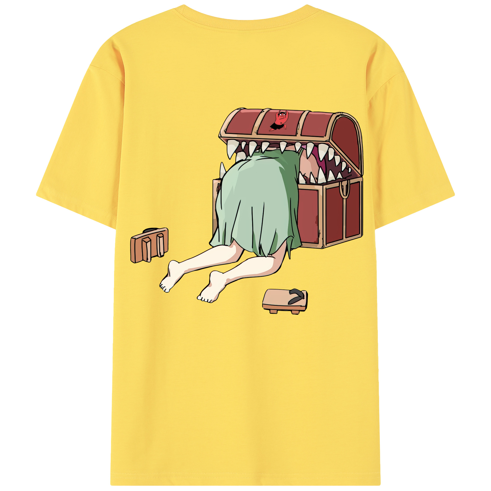 （画像用） 葬送のフリーレン Frieren 綿100％半袖Tシャツ（背面プリント）