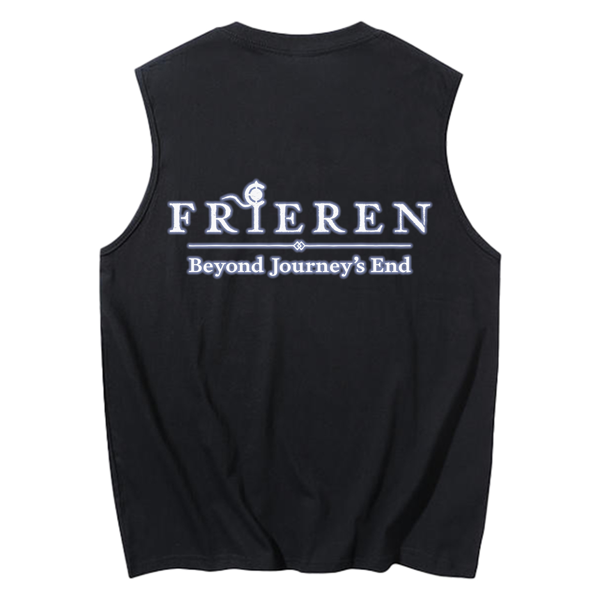 （画像用） 葬送のフリーレン Frieren コットン100％タンクトップ（背面プリント）