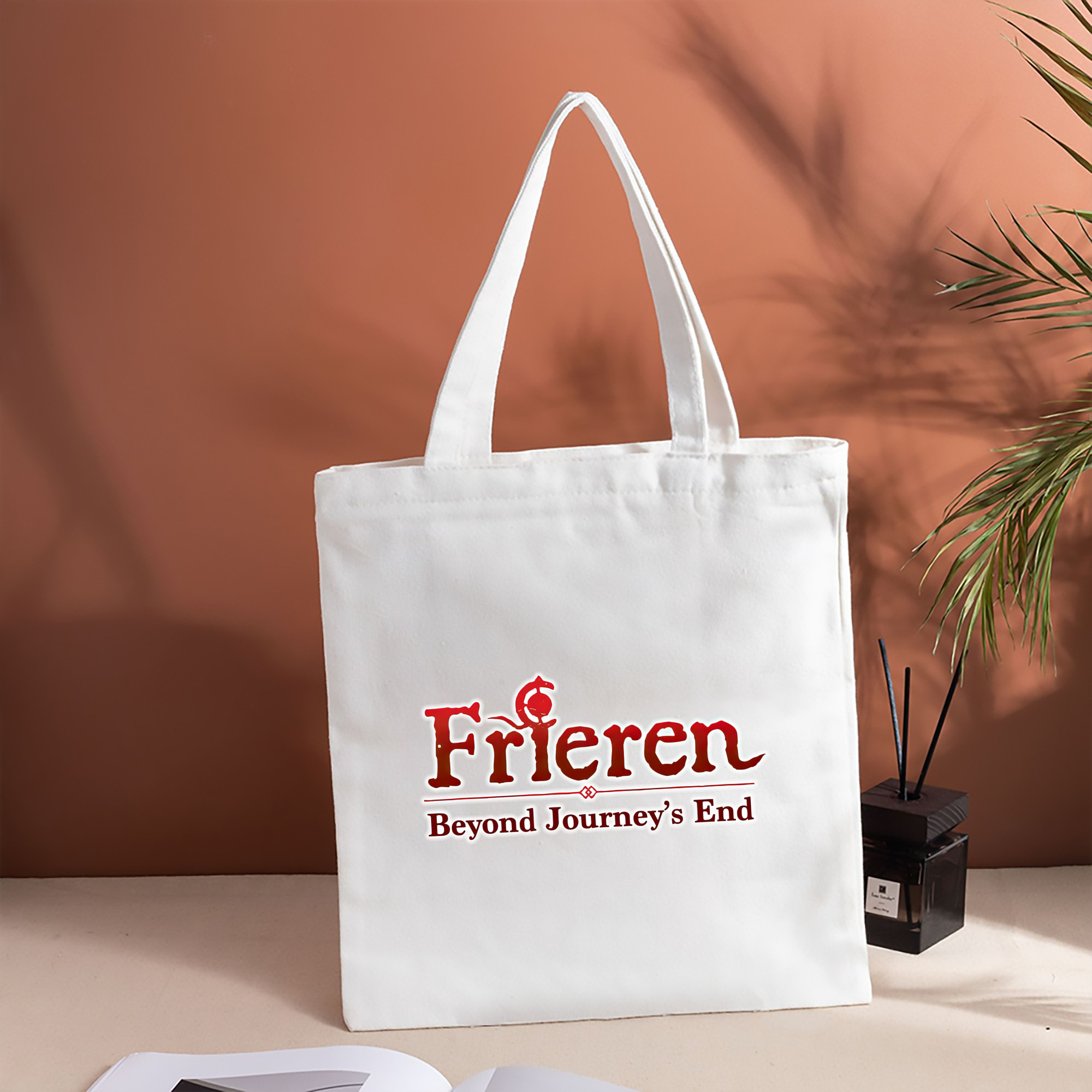 葬送のフリーレン Frieren 縦型キャンバス生地手提げバッグ　トートバッグ