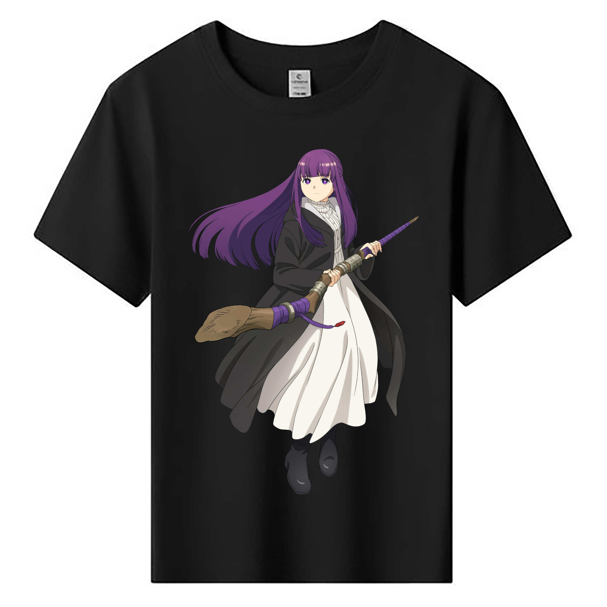 （画像用） 葬送のフリーレン Frieren 綿100％キッズTシャツ（フロントプリント）