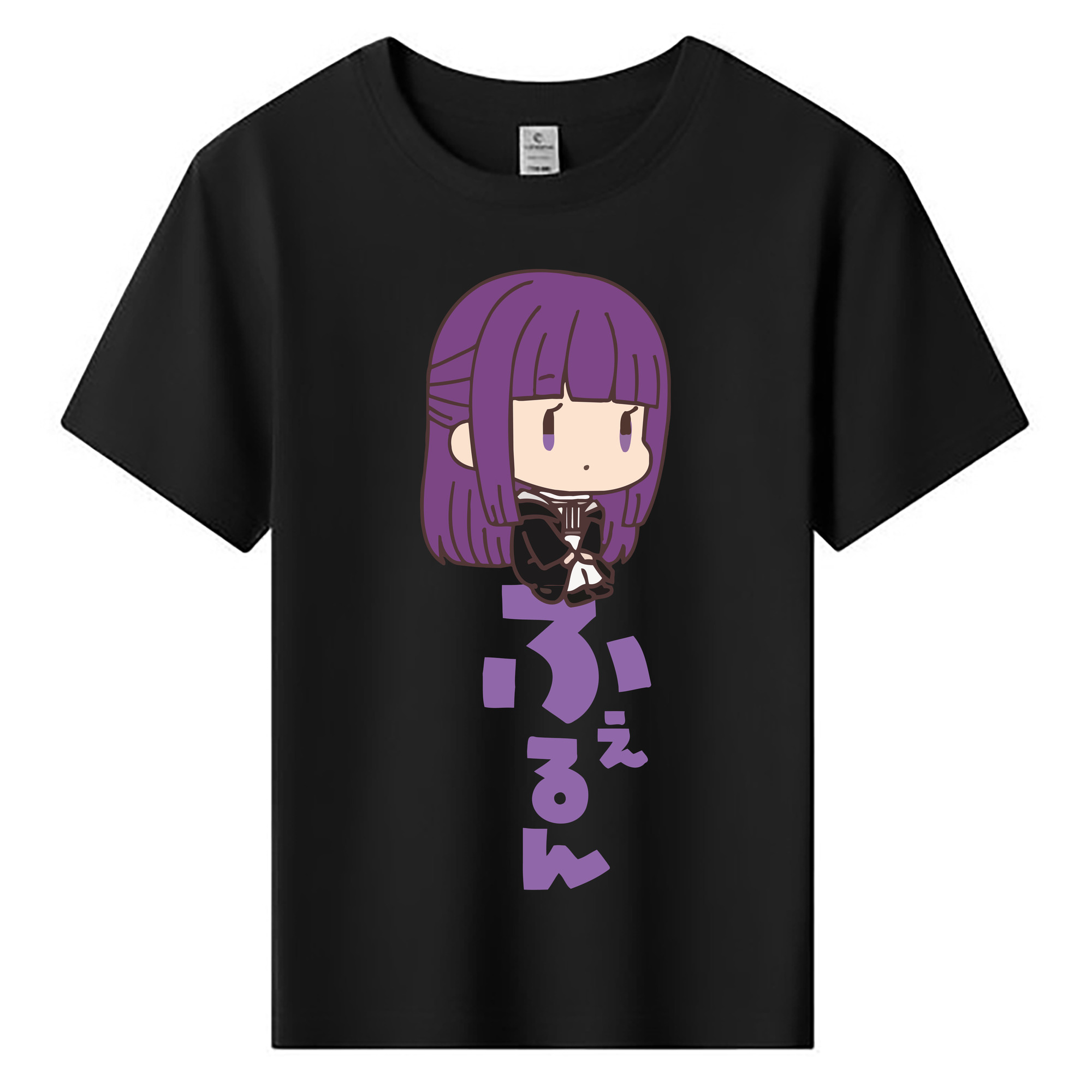 （画像用） 葬送のフリーレン Frieren 綿100％キッズTシャツ（フロントプリント）