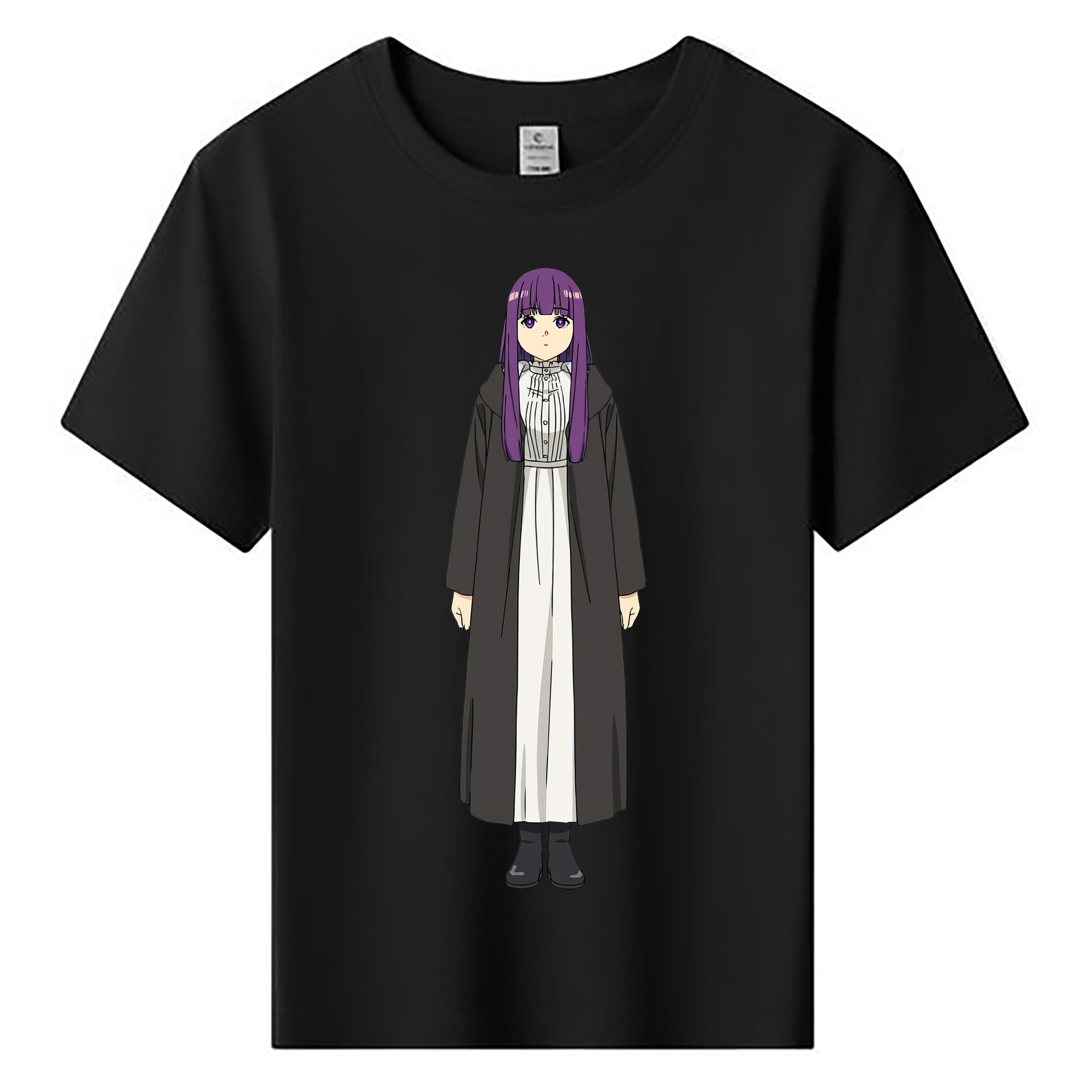 （画像用） 葬送のフリーレン Frieren 綿100％キッズTシャツ（フロントプリント）