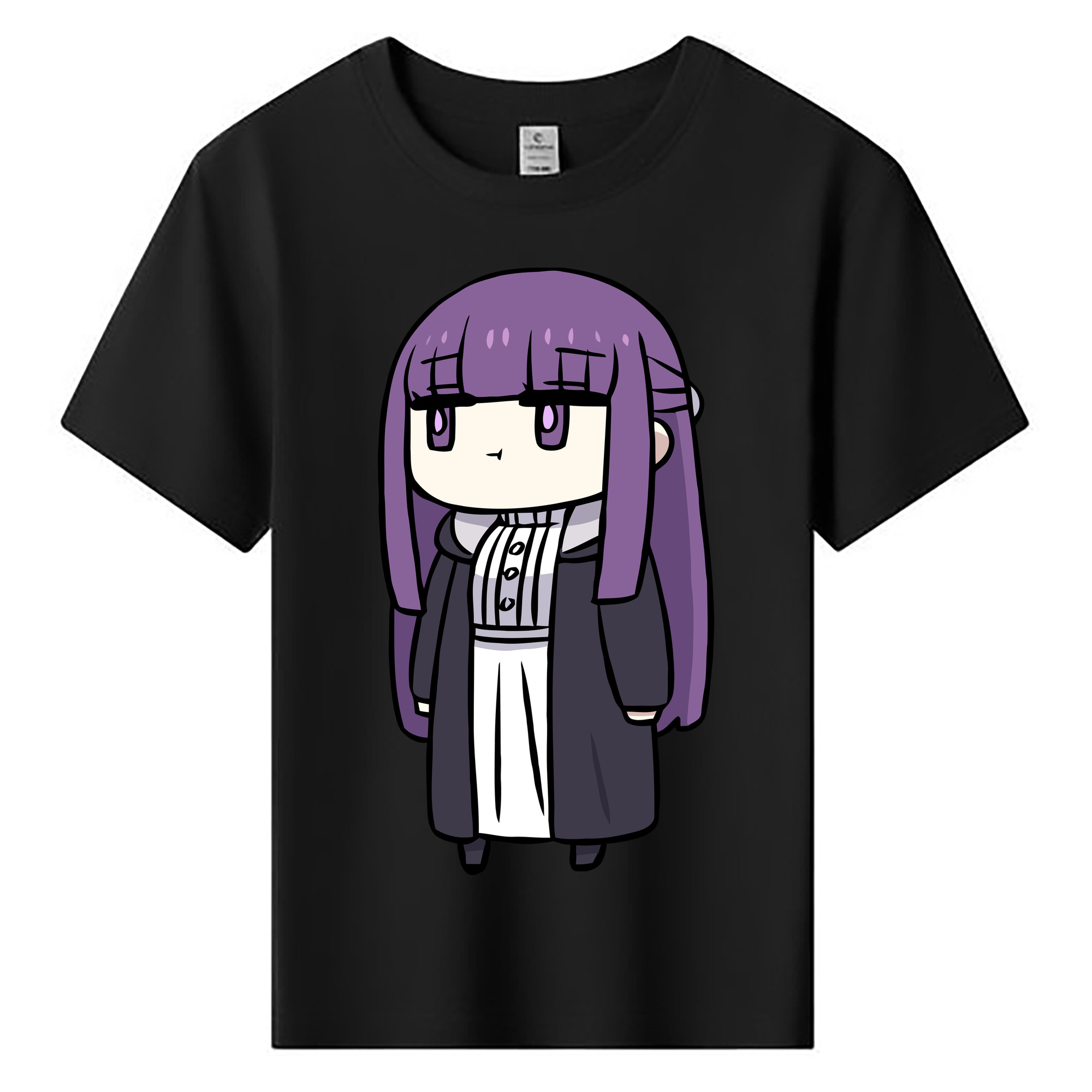 （画像用） 葬送のフリーレン Frieren 綿100％キッズTシャツ（フロントプリント）
