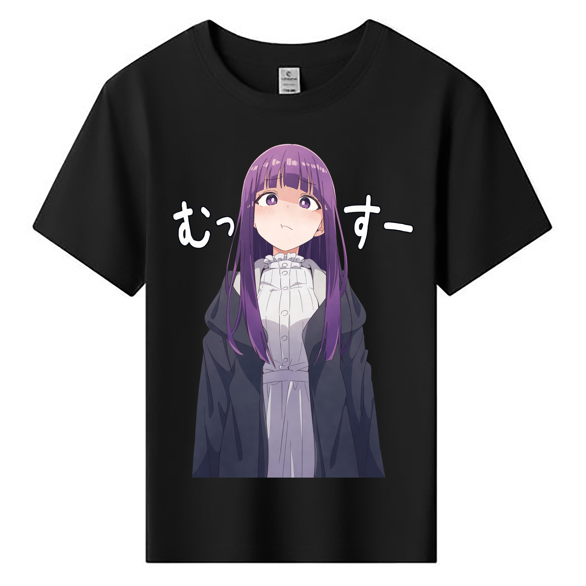 （画像用） 葬送のフリーレン Frieren 綿100％キッズTシャツ（フロントプリント）