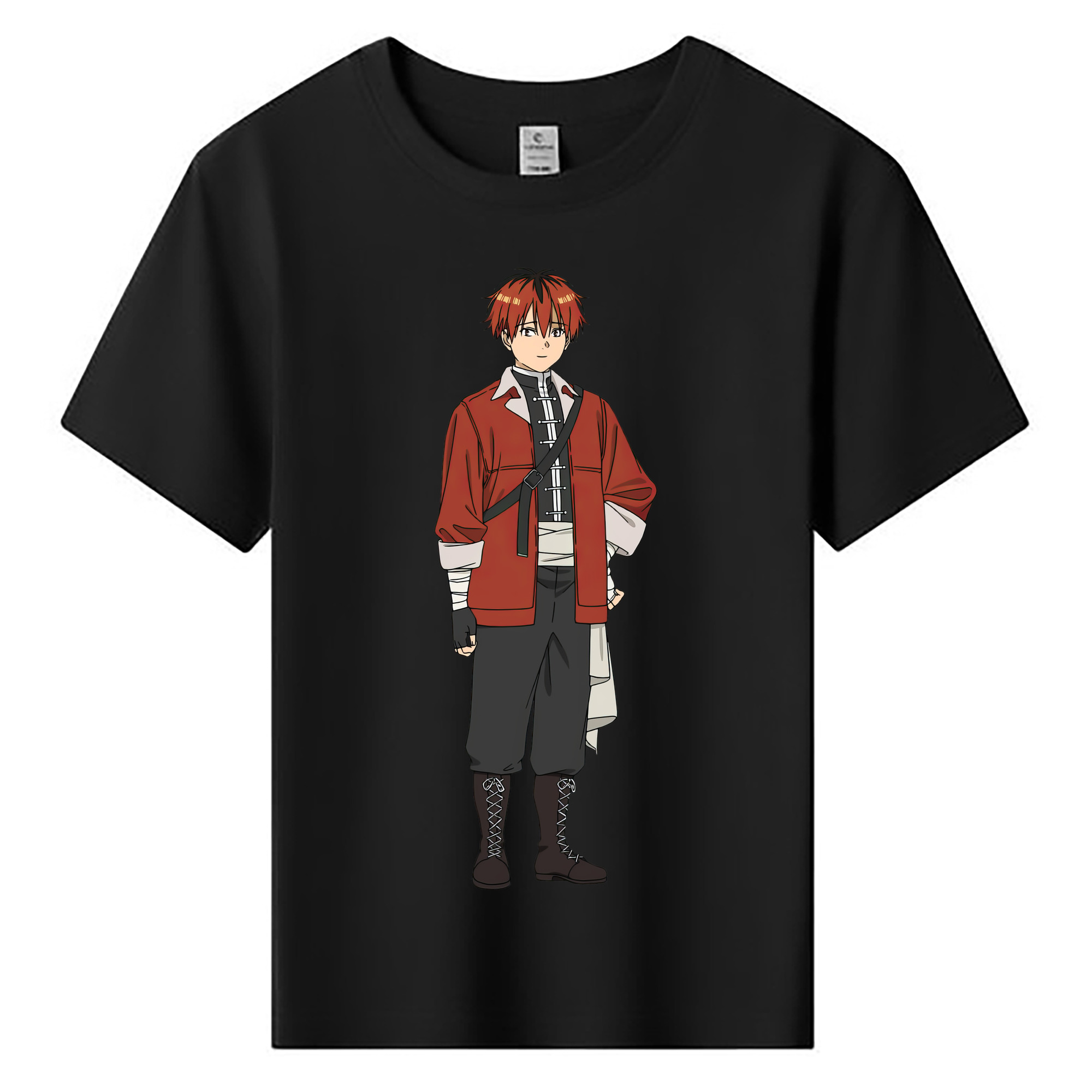 （画像用） 葬送のフリーレン Frieren 綿100％キッズTシャツ（フロントプリント）