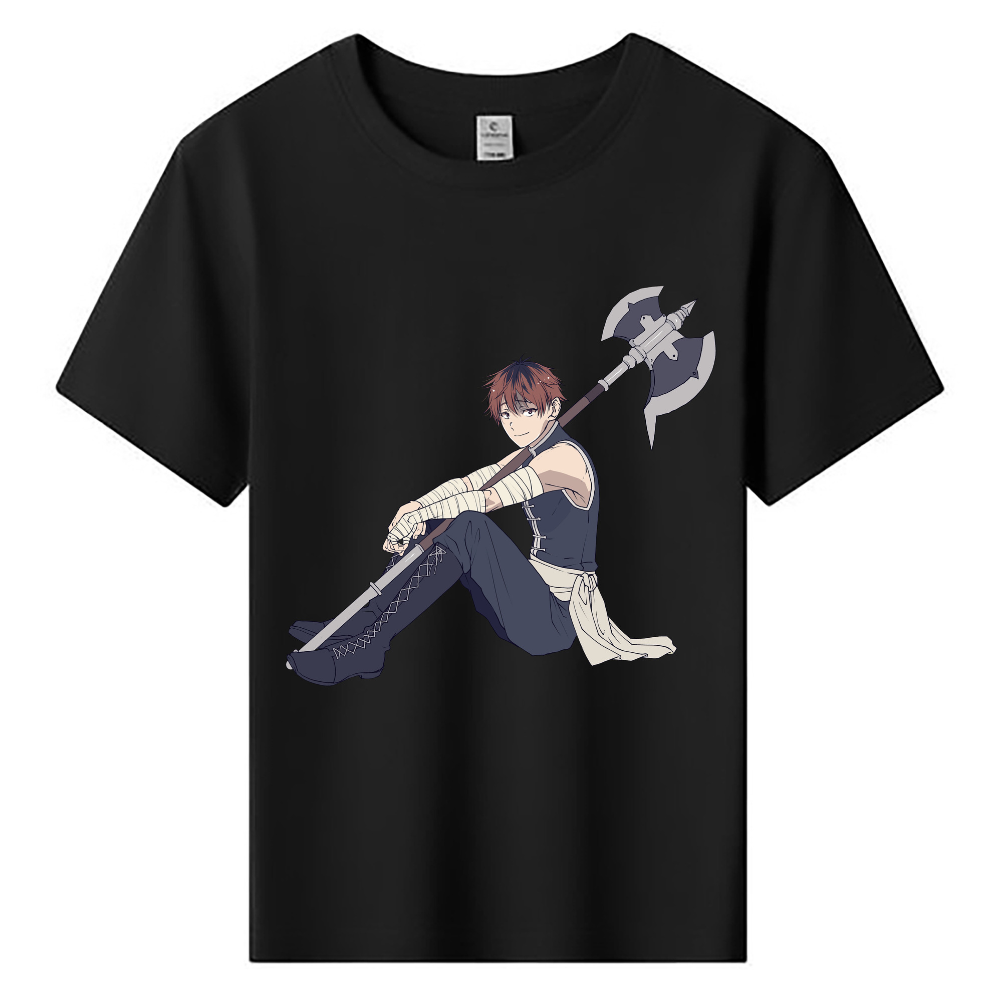 （画像用） 葬送のフリーレン Frieren 綿100％キッズTシャツ（フロントプリント）