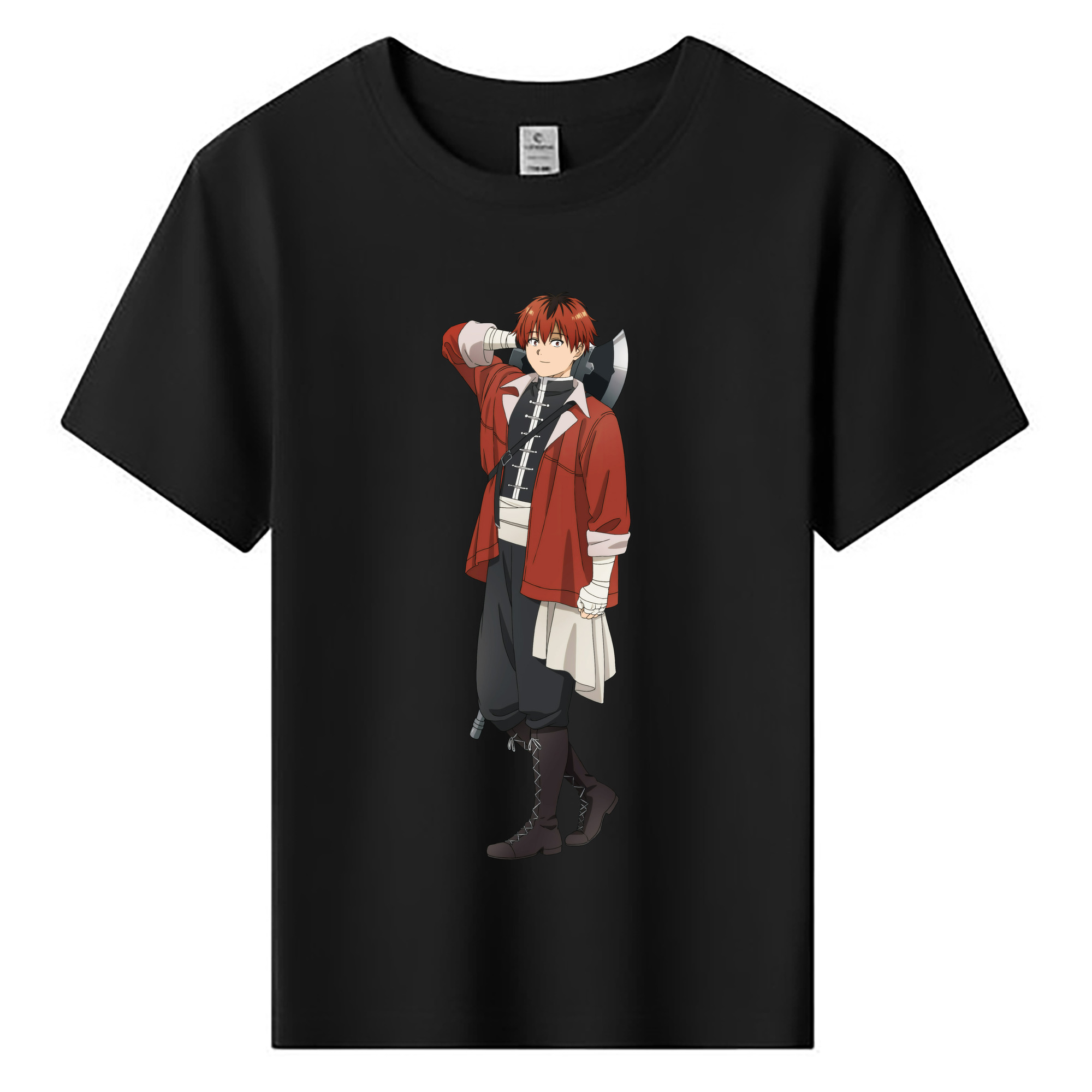 （画像用） 葬送のフリーレン Frieren 綿100％キッズTシャツ（フロントプリント）