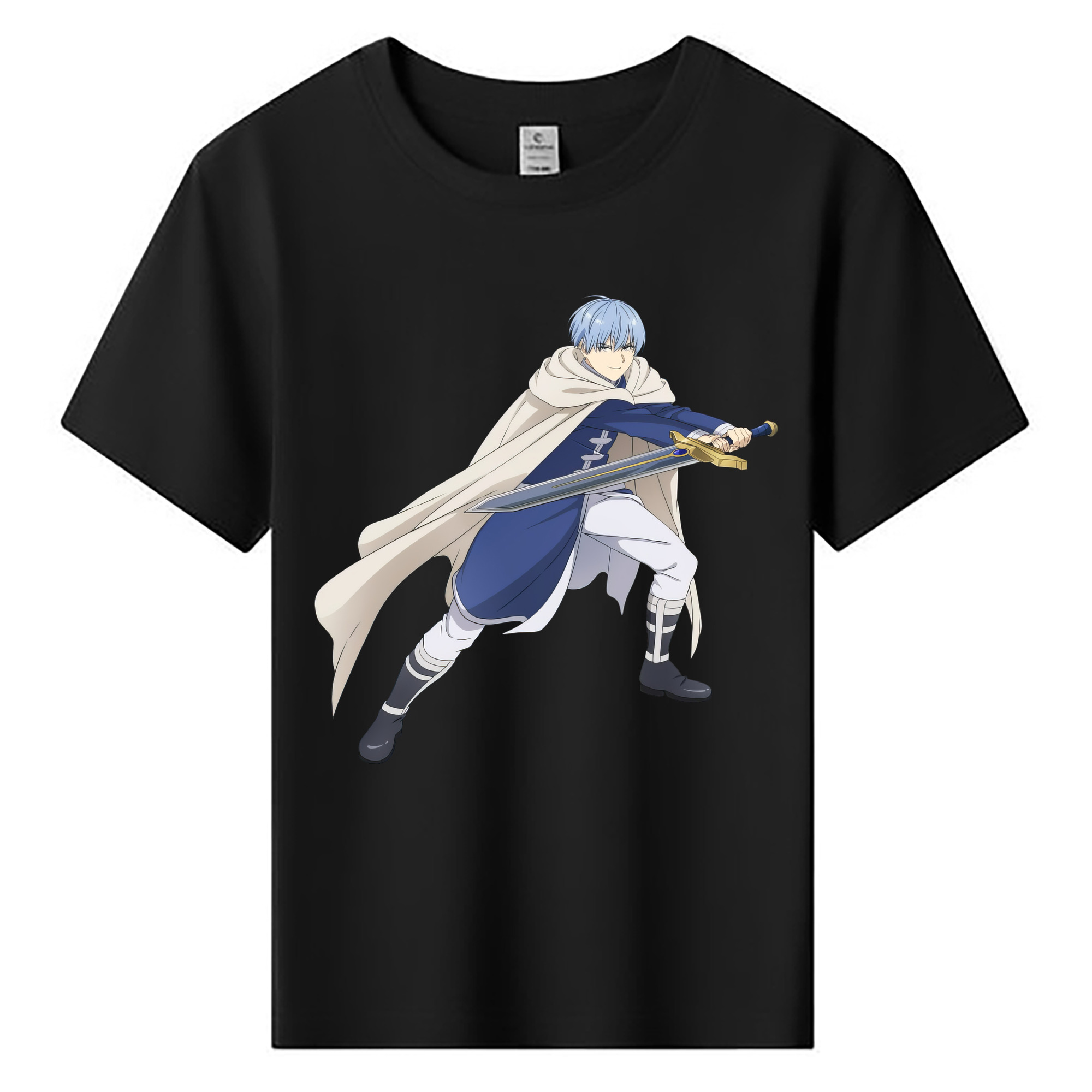 （画像用） 葬送のフリーレン Frieren 綿100％キッズTシャツ（フロントプリント）