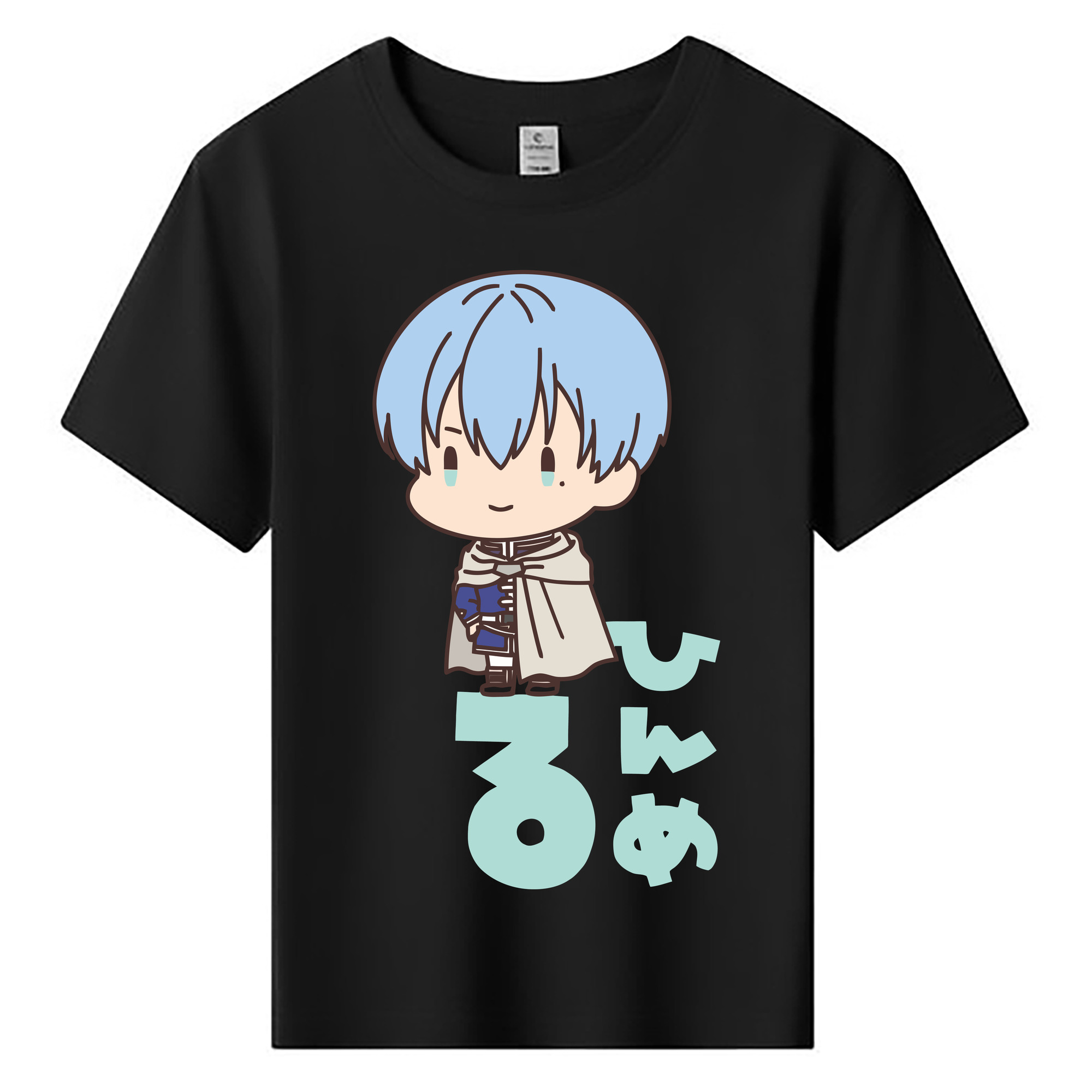 （画像用） 葬送のフリーレン Frieren 綿100％キッズTシャツ（フロントプリント）