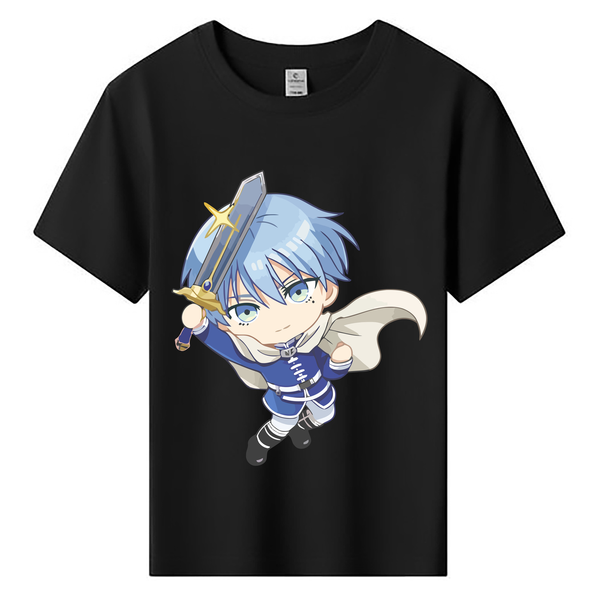 （画像用） 葬送のフリーレン Frieren 綿100％キッズTシャツ（フロントプリント）