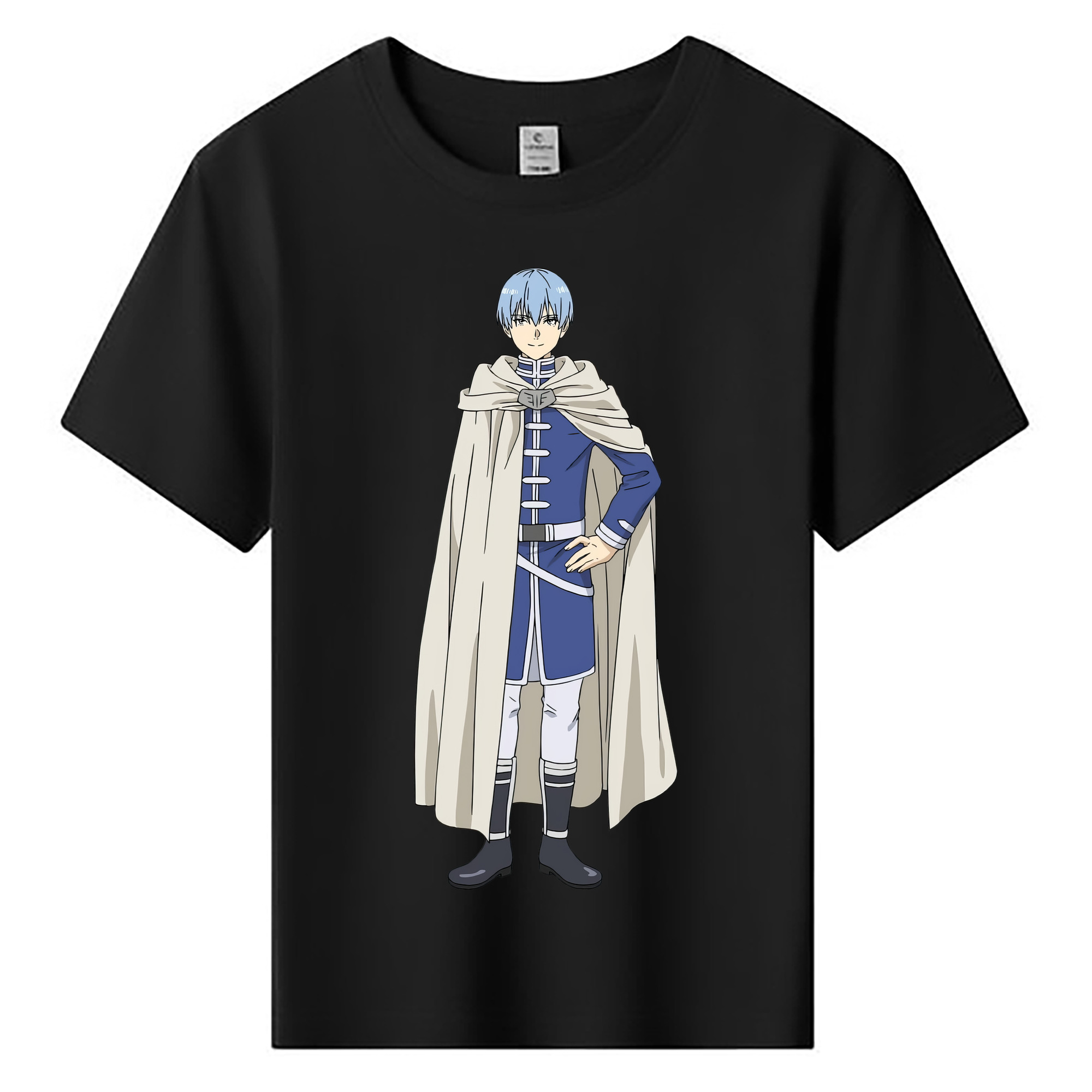 （画像用） 葬送のフリーレン Frieren 綿100％キッズTシャツ（フロントプリント）