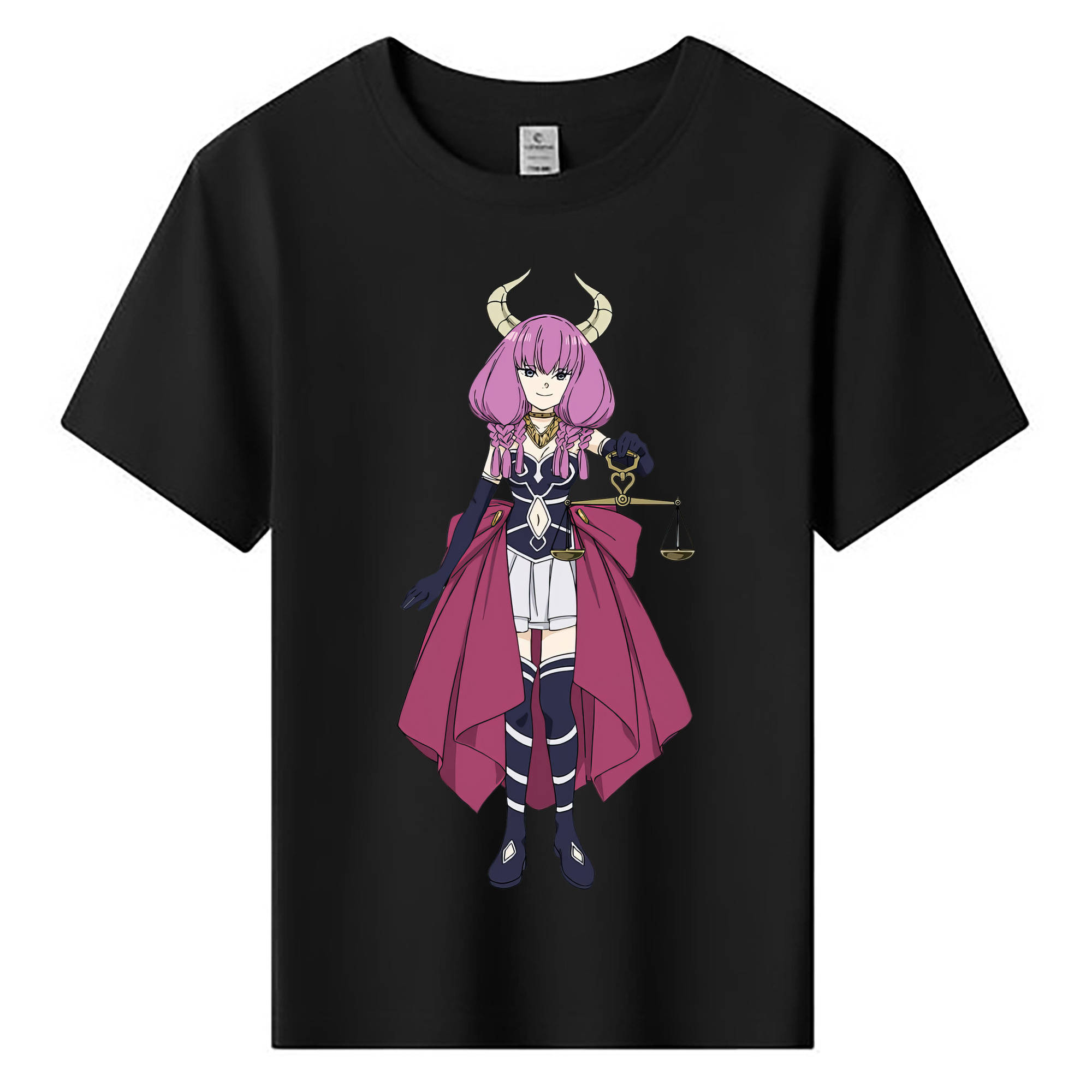 （画像用） 葬送のフリーレン Frieren 綿100％キッズTシャツ（フロントプリント）