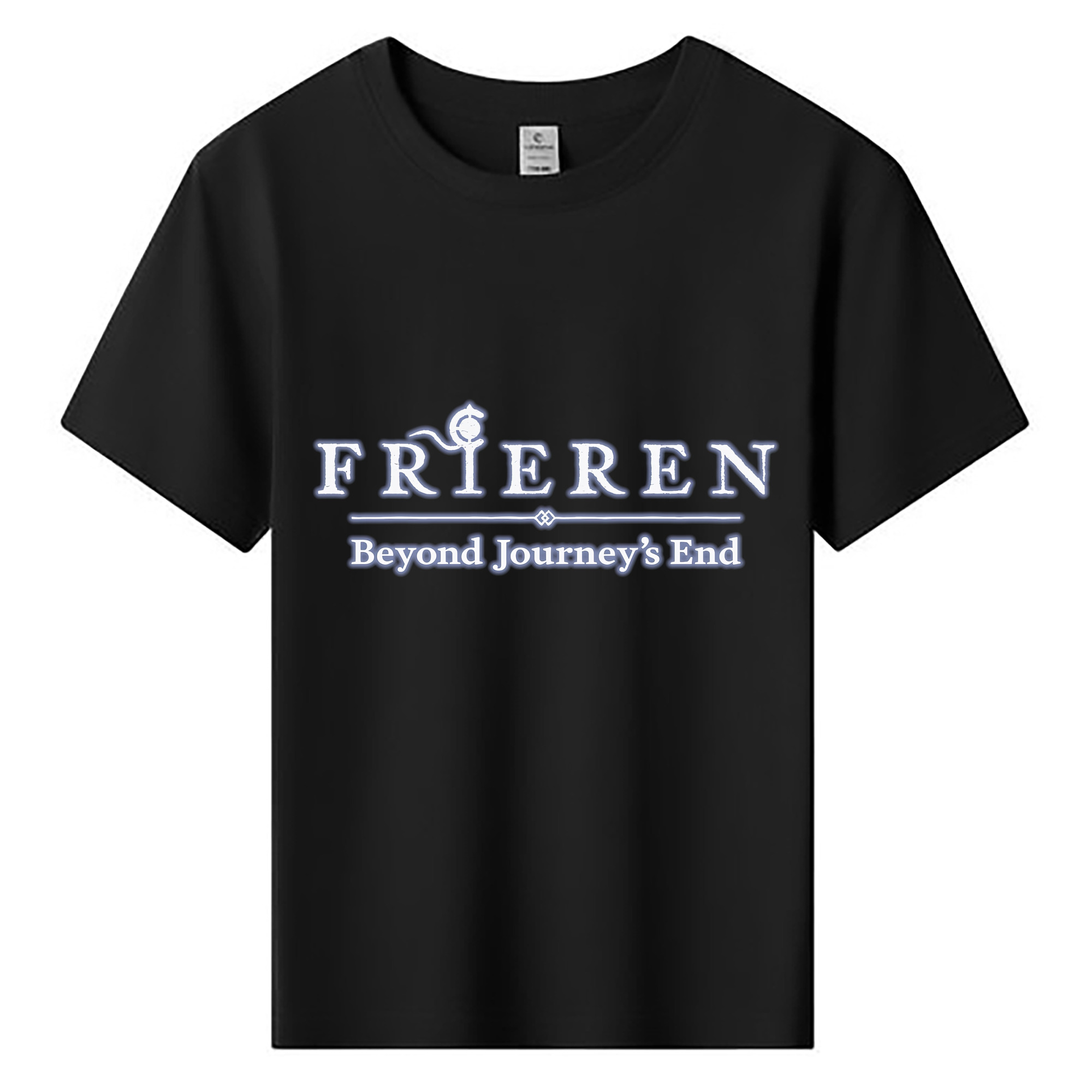 （画像用） 葬送のフリーレン Frieren 綿100％キッズTシャツ（フロントプリント）