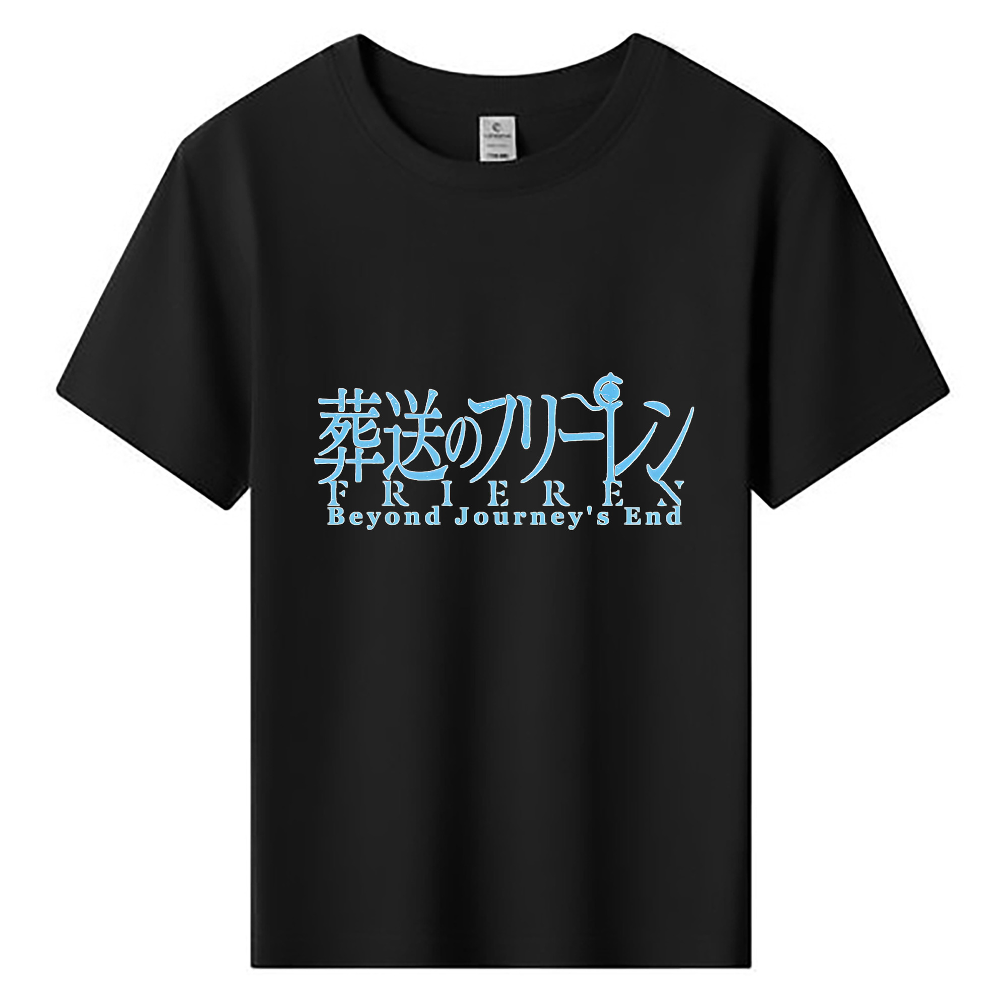 （画像用） 葬送のフリーレン Frieren 綿100％キッズTシャツ（フロントプリント）