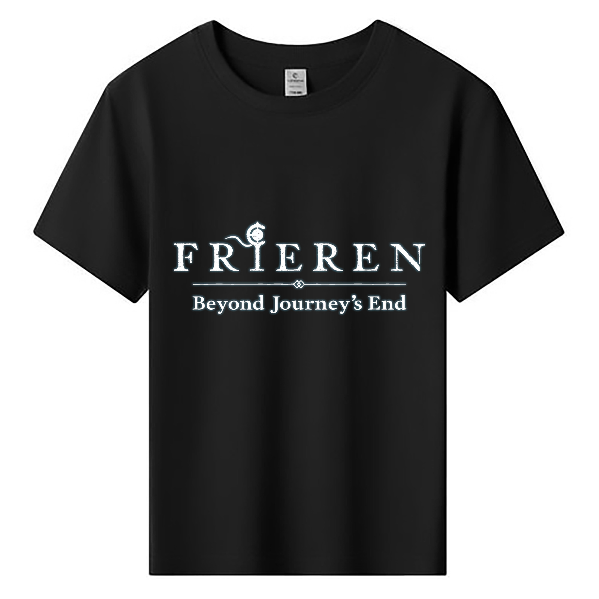 （画像用） 葬送のフリーレン Frieren 綿100％キッズTシャツ（フロントプリント）