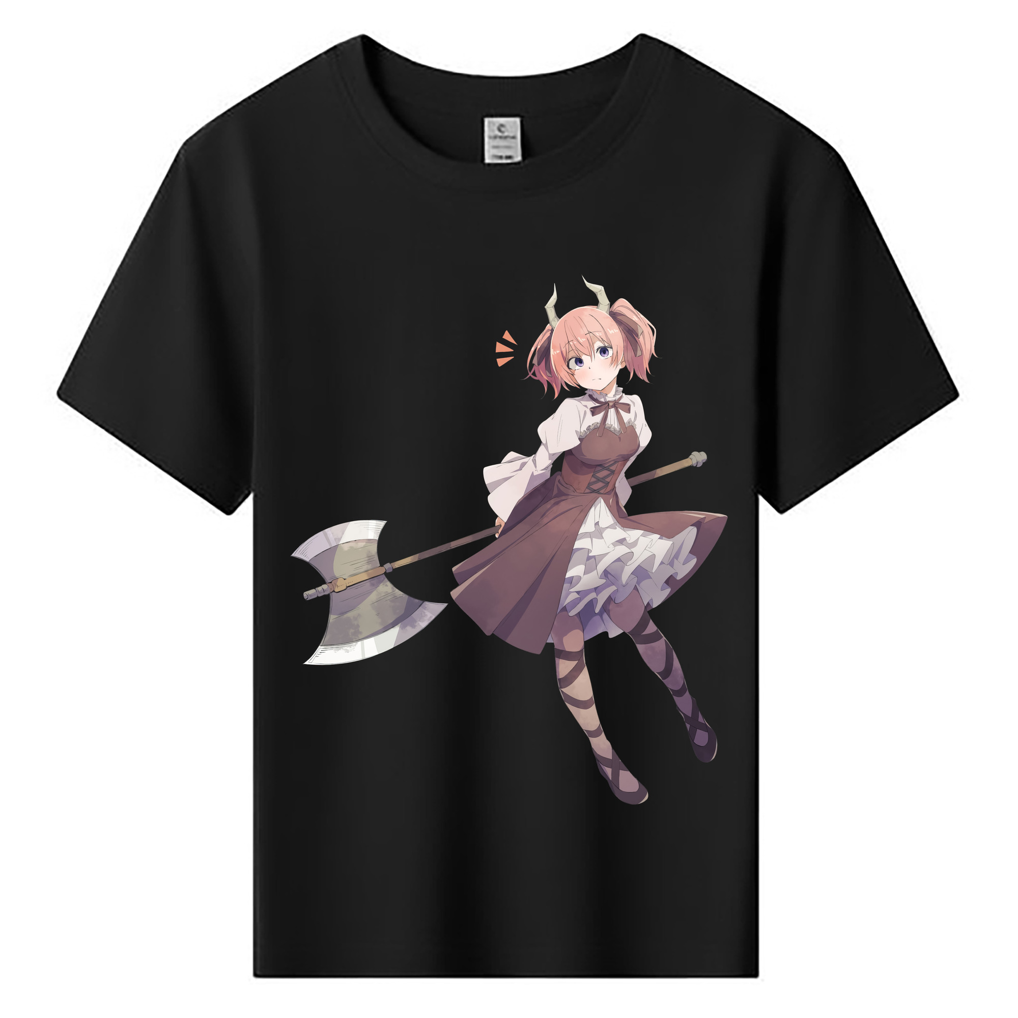 （画像用） 葬送のフリーレン Frieren 綿100％キッズTシャツ（フロントプリント）