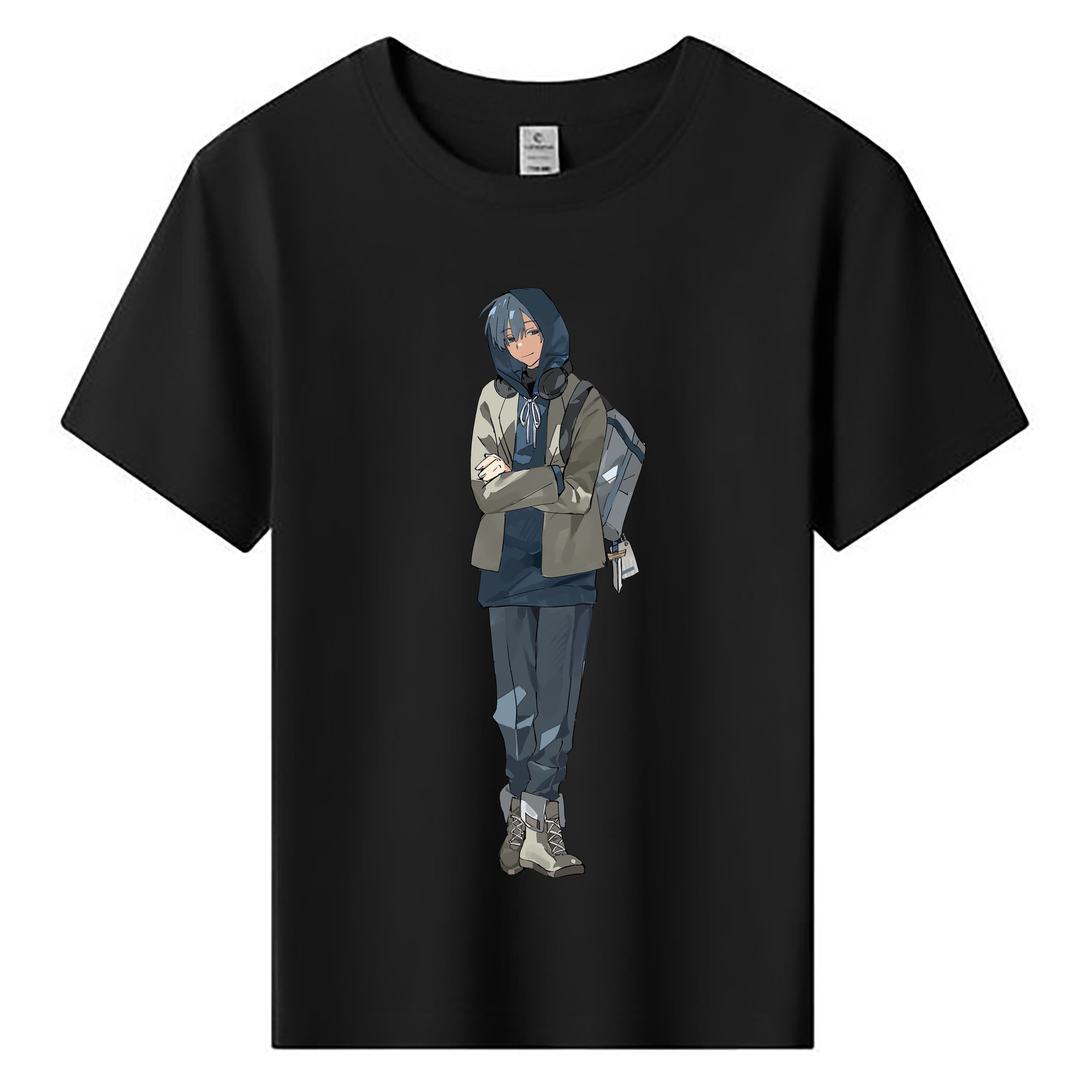 （画像用） 葬送のフリーレン Frieren 綿100％キッズTシャツ（フロントプリント）
