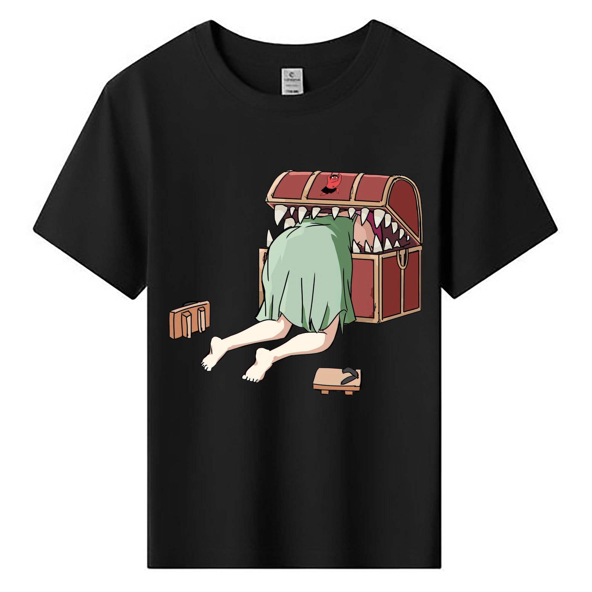（画像用） 葬送のフリーレン Frieren 綿100％キッズTシャツ（フロントプリント）