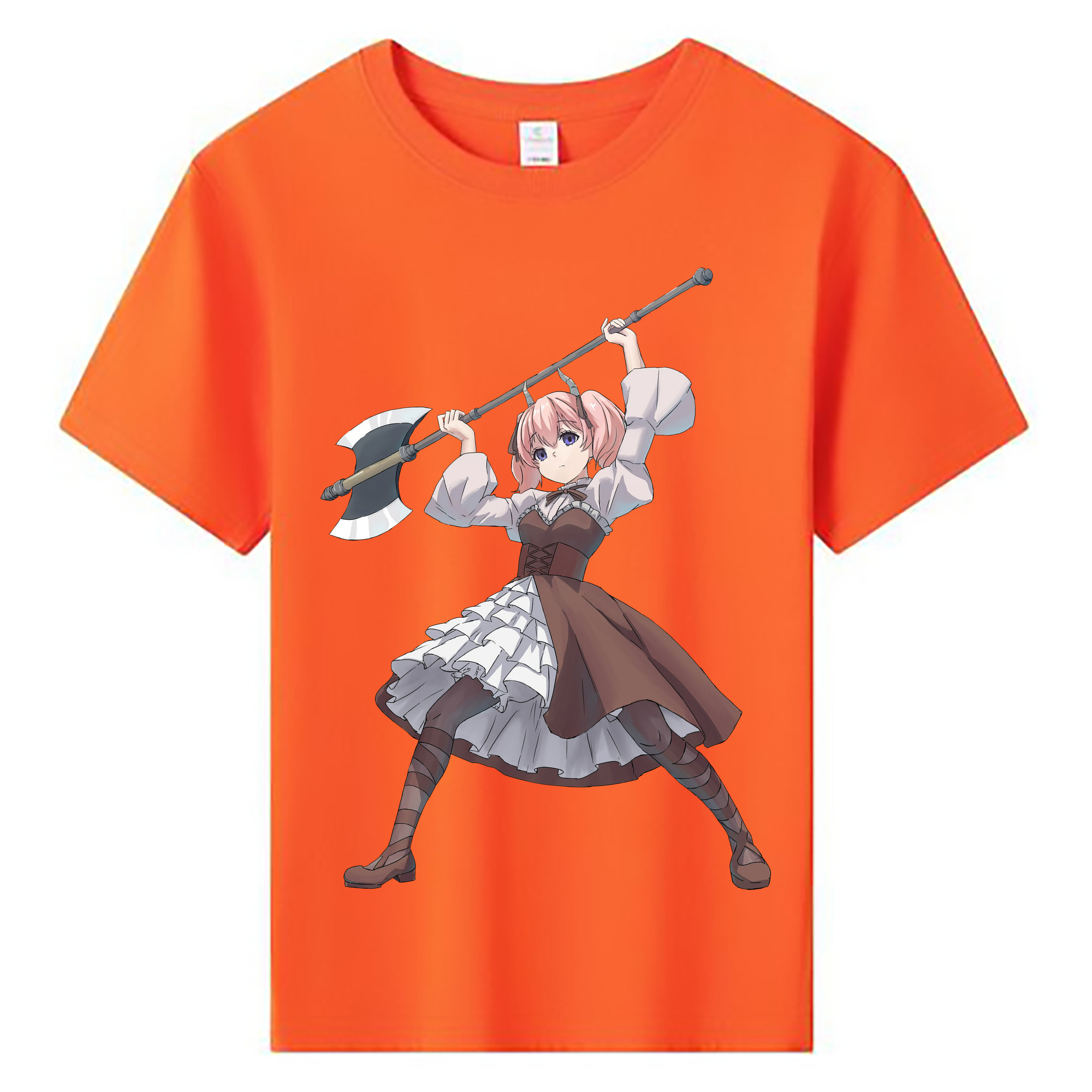 （画像用） 葬送のフリーレン Frieren 綿100％キッズTシャツ（フロントプリント）