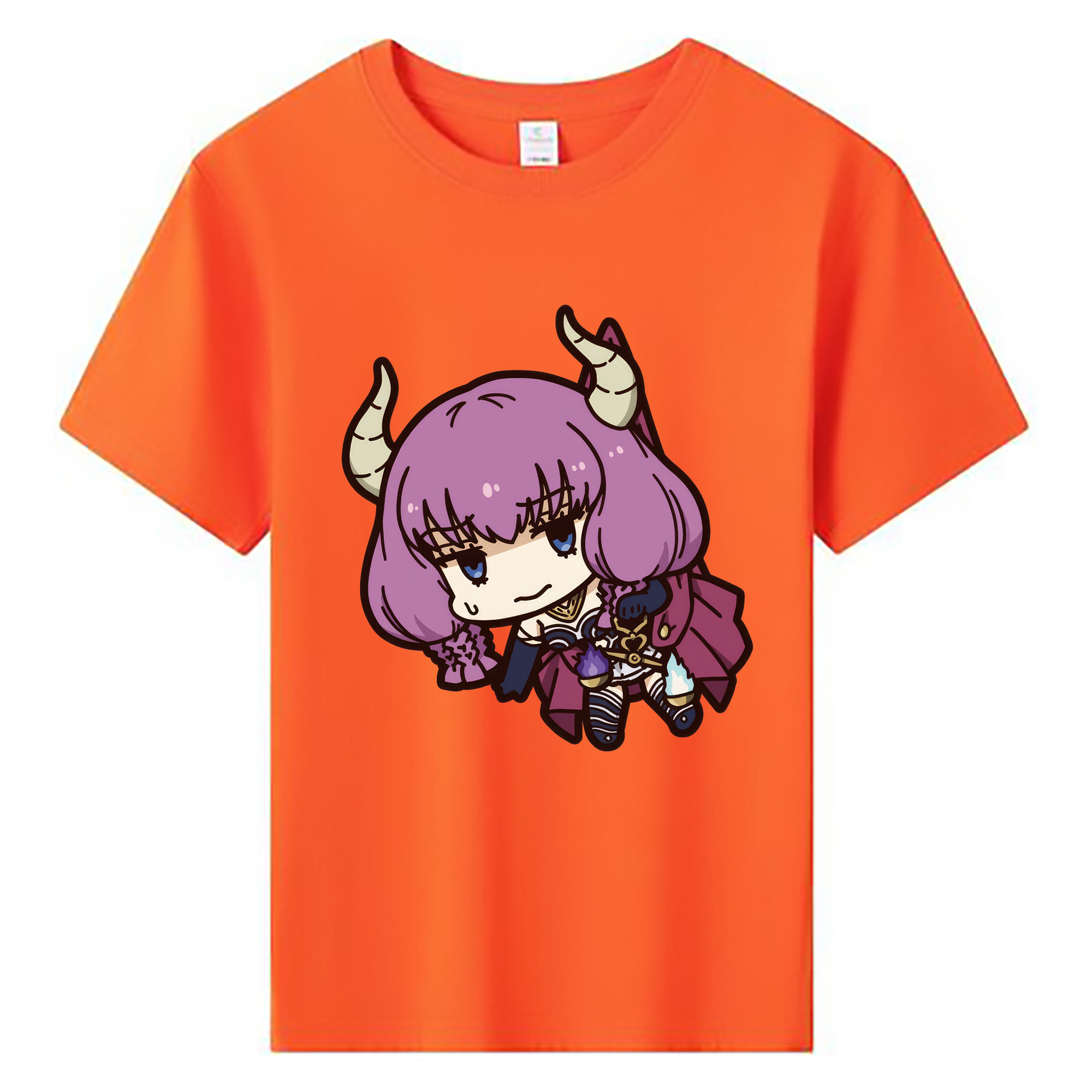 （画像用） 葬送のフリーレン Frieren 綿100％キッズTシャツ（フロントプリント）
