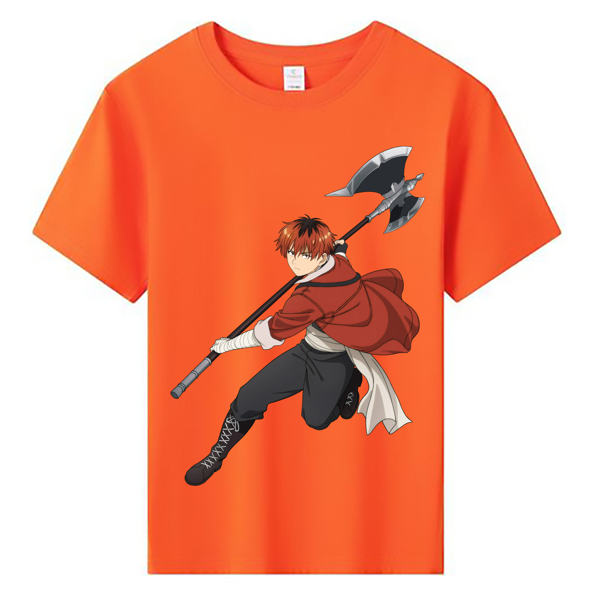 （画像用） 葬送のフリーレン Frieren 綿100％キッズTシャツ（フロントプリント）