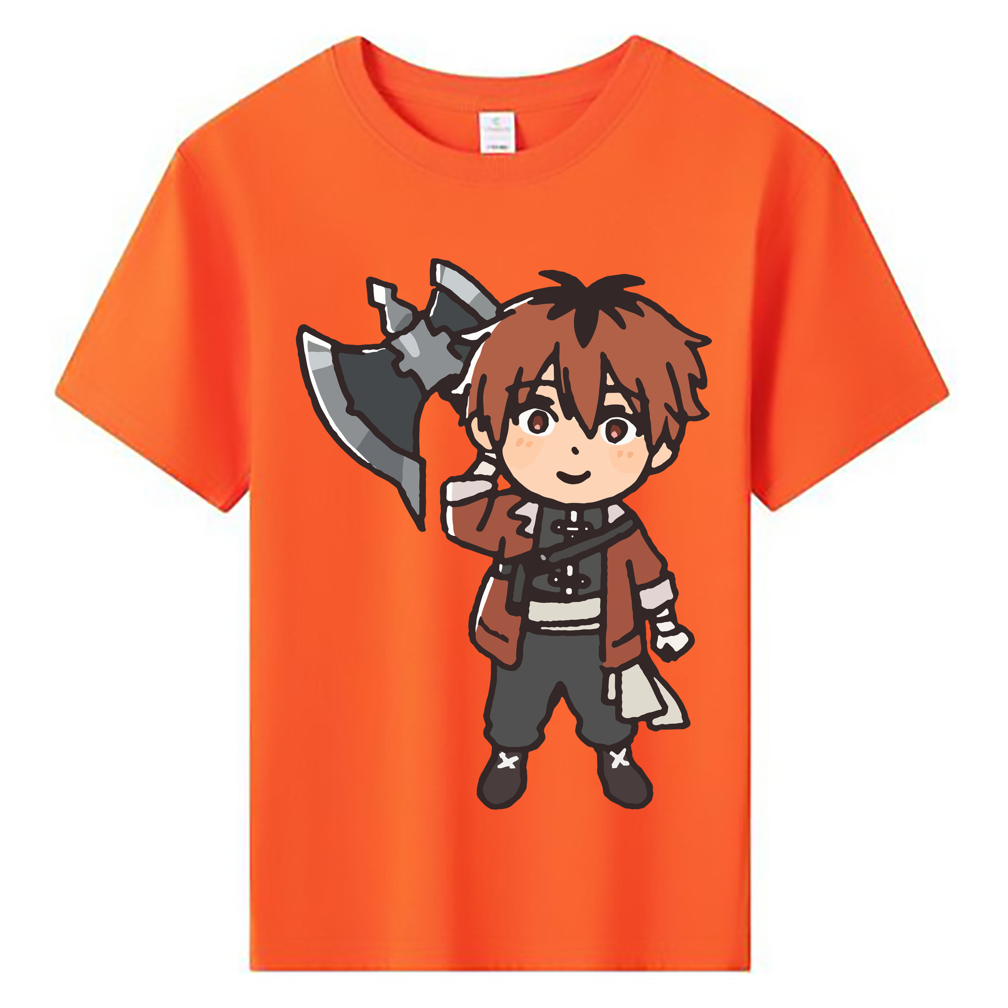 （画像用） 葬送のフリーレン Frieren 綿100％キッズTシャツ（フロントプリント）