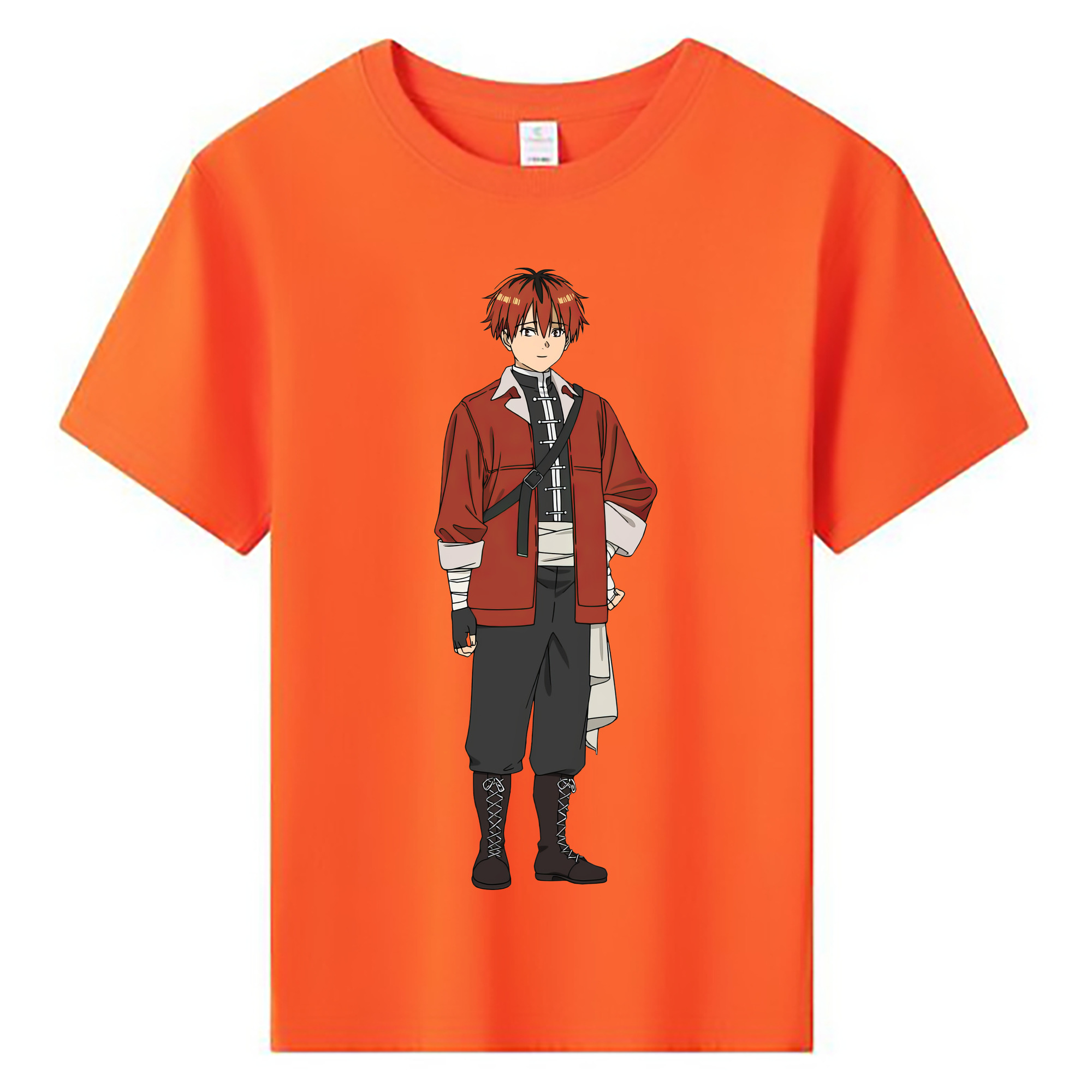 （画像用） 葬送のフリーレン Frieren 綿100％キッズTシャツ（フロントプリント）
