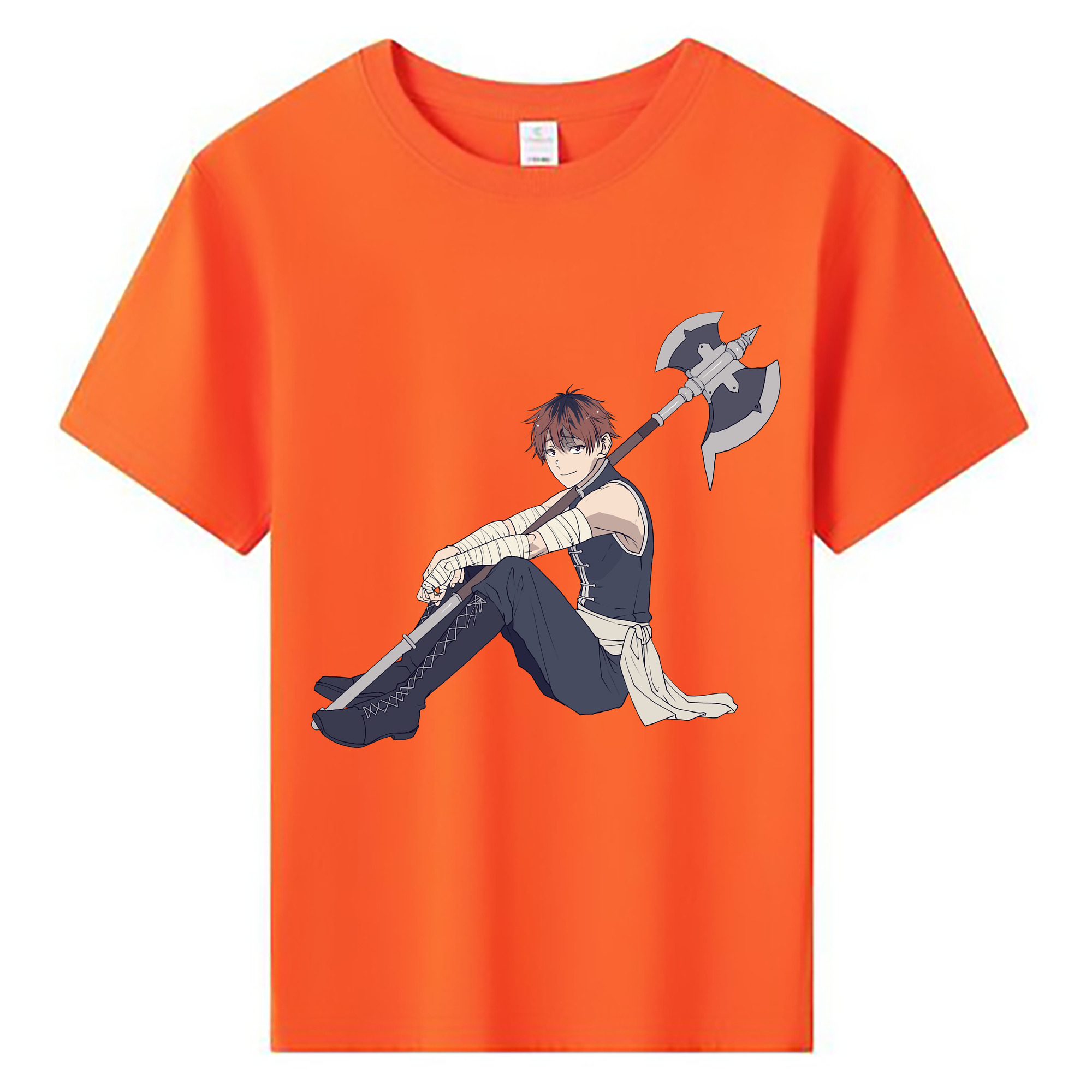 （画像用） 葬送のフリーレン Frieren 綿100％キッズTシャツ（フロントプリント）