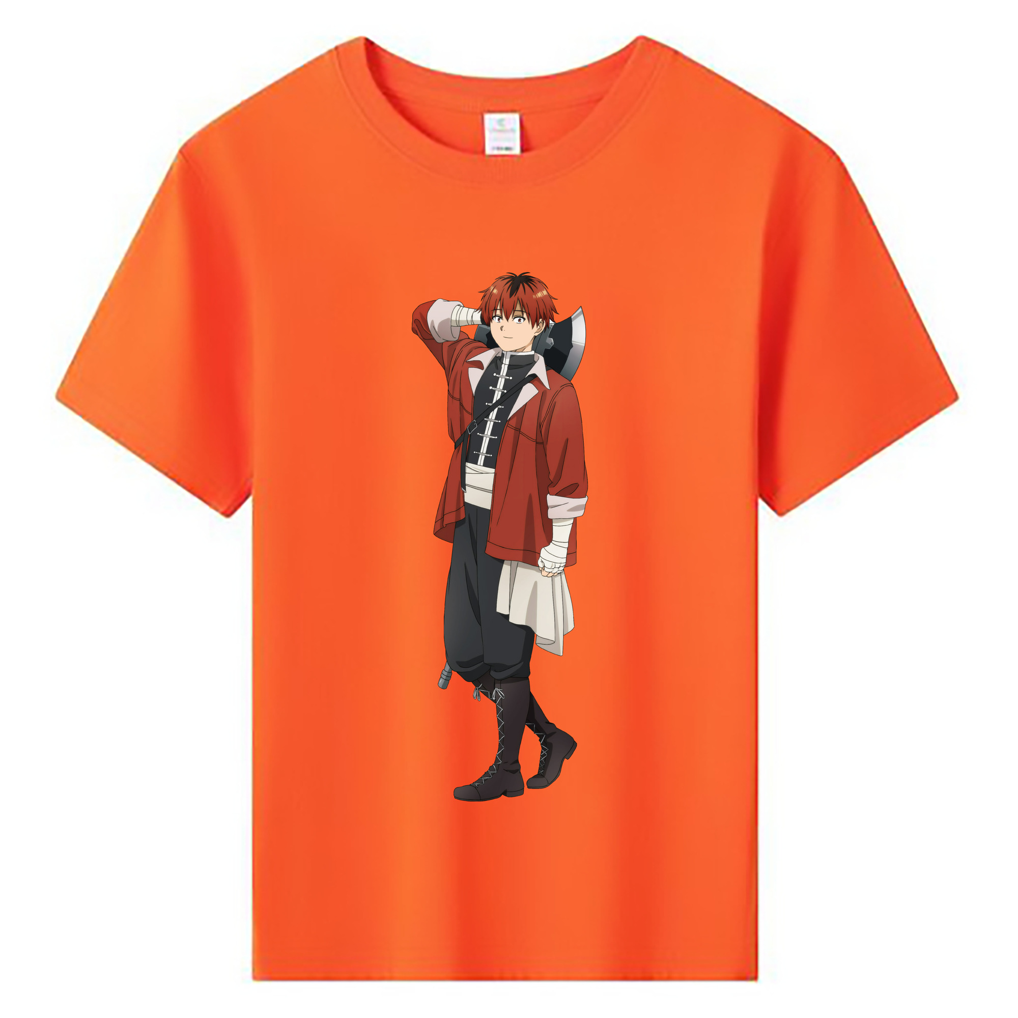 （画像用） 葬送のフリーレン Frieren 綿100％キッズTシャツ（フロントプリント）