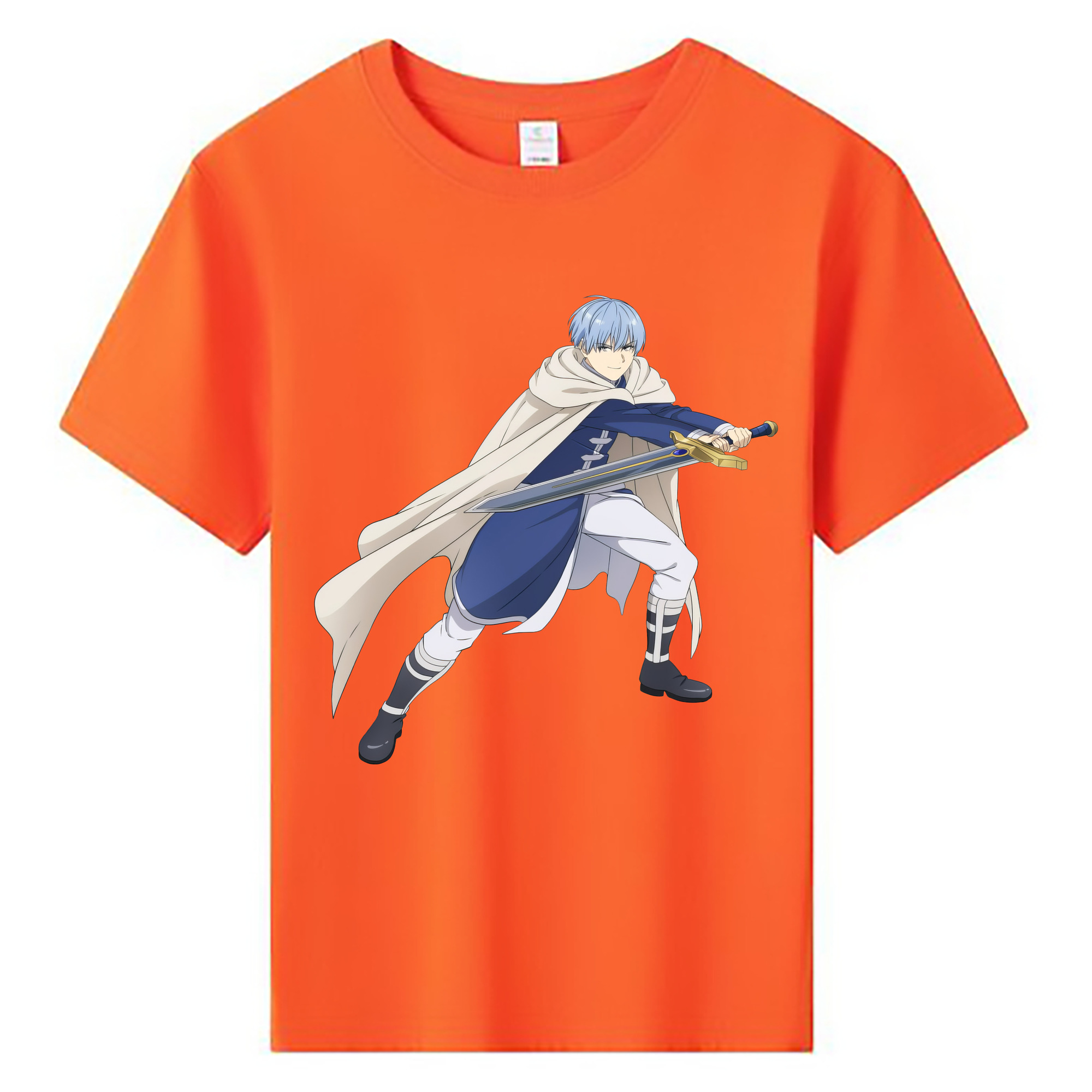（画像用） 葬送のフリーレン Frieren 綿100％キッズTシャツ（フロントプリント）