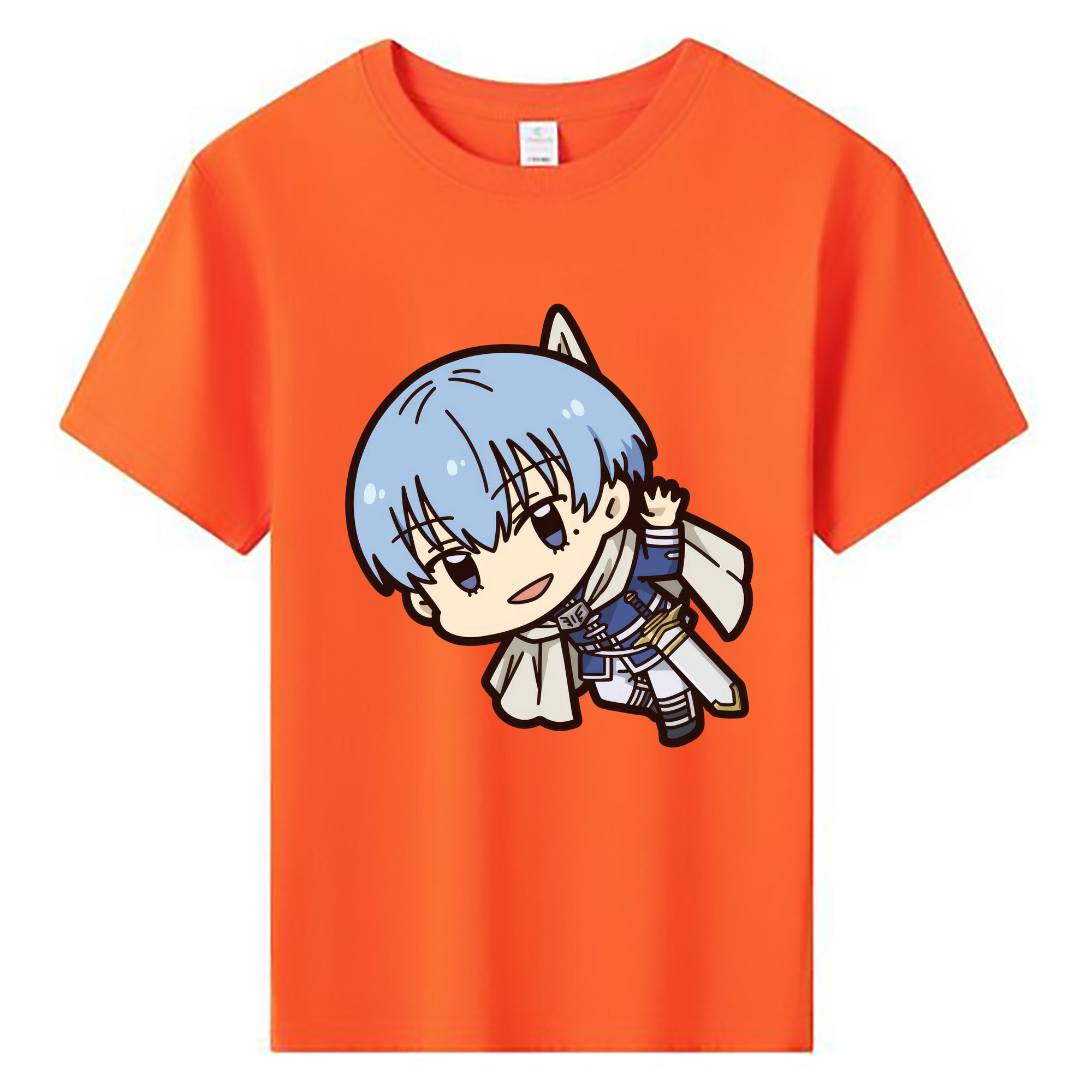 （画像用） 葬送のフリーレン Frieren 綿100％キッズTシャツ（フロントプリント）