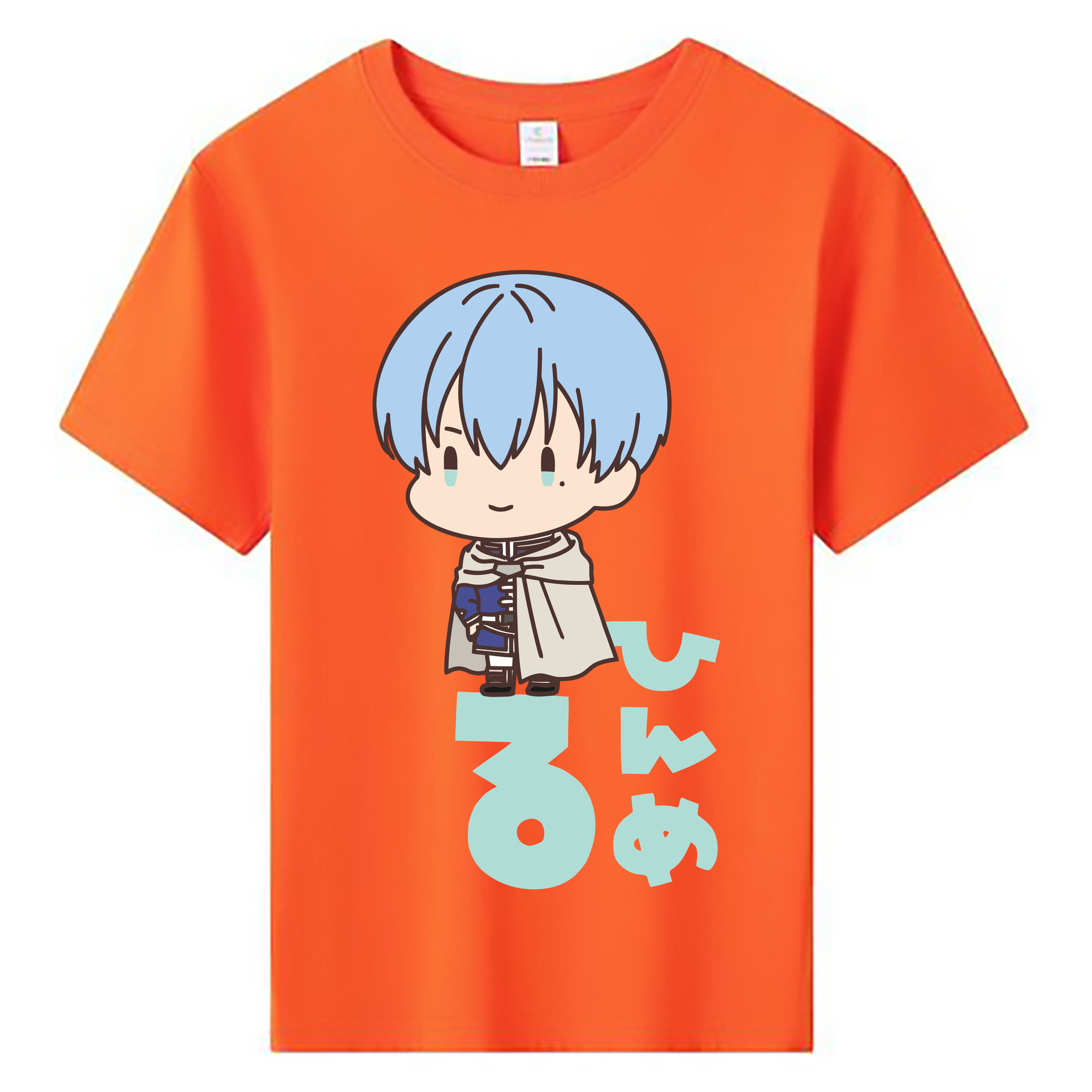（画像用） 葬送のフリーレン Frieren 綿100％キッズTシャツ（フロントプリント）