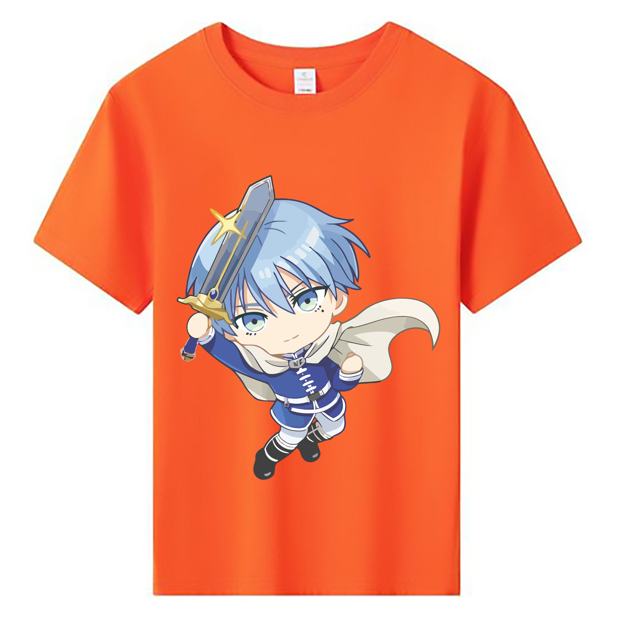 （画像用） 葬送のフリーレン Frieren 綿100％キッズTシャツ（フロントプリント）