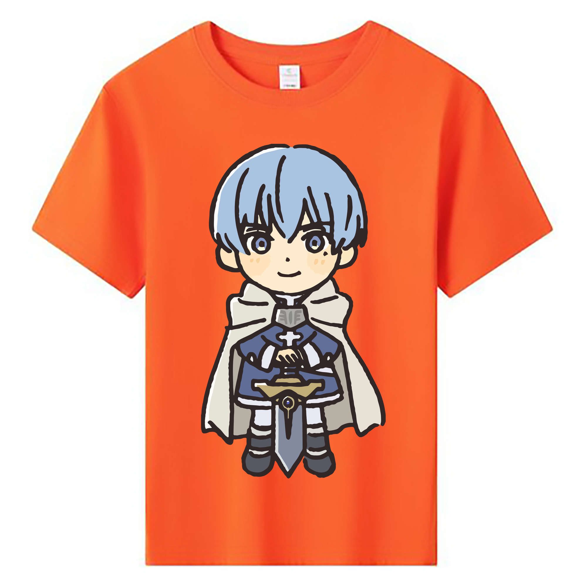 （画像用） 葬送のフリーレン Frieren 綿100％キッズTシャツ（フロントプリント）