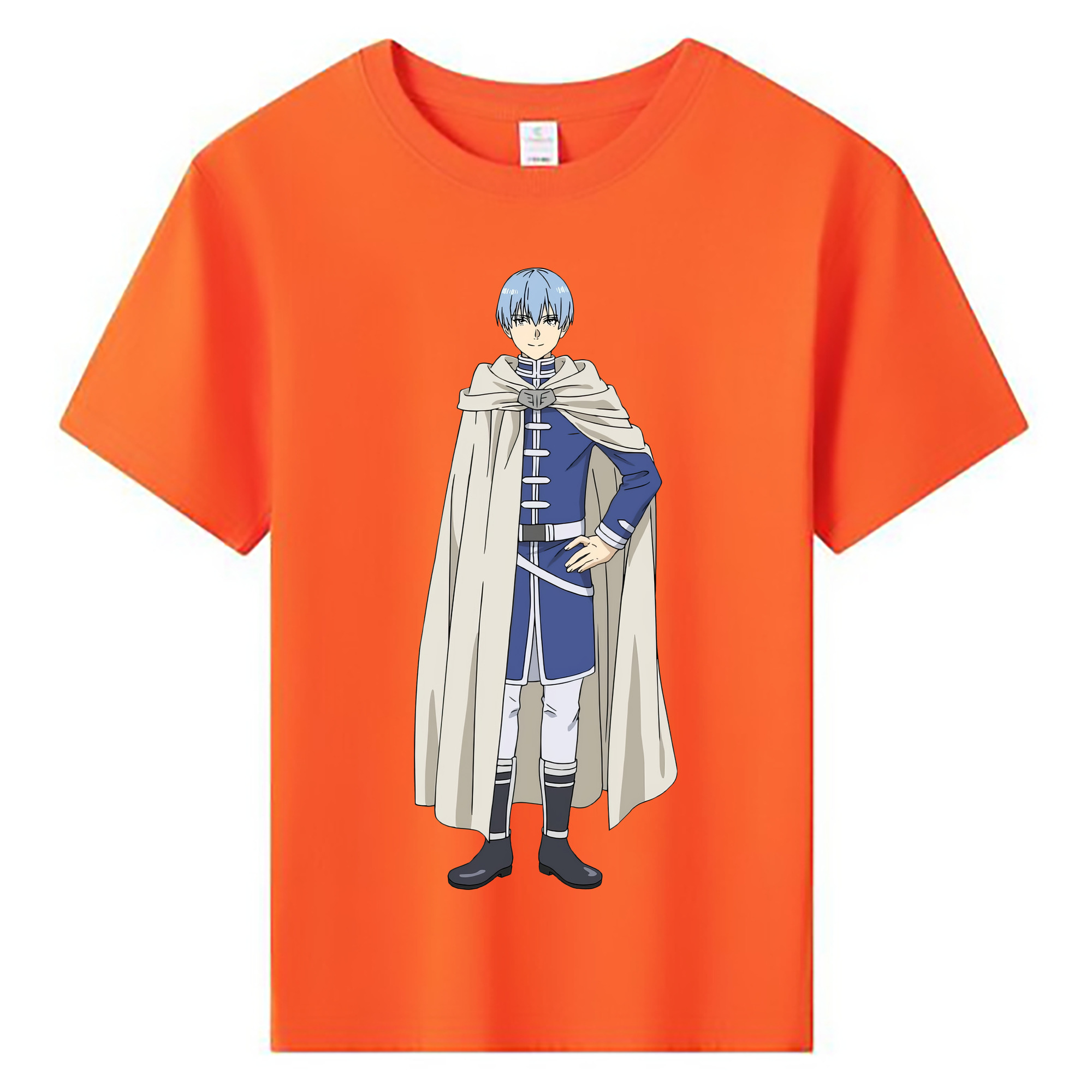 （画像用） 葬送のフリーレン Frieren 綿100％キッズTシャツ（フロントプリント）